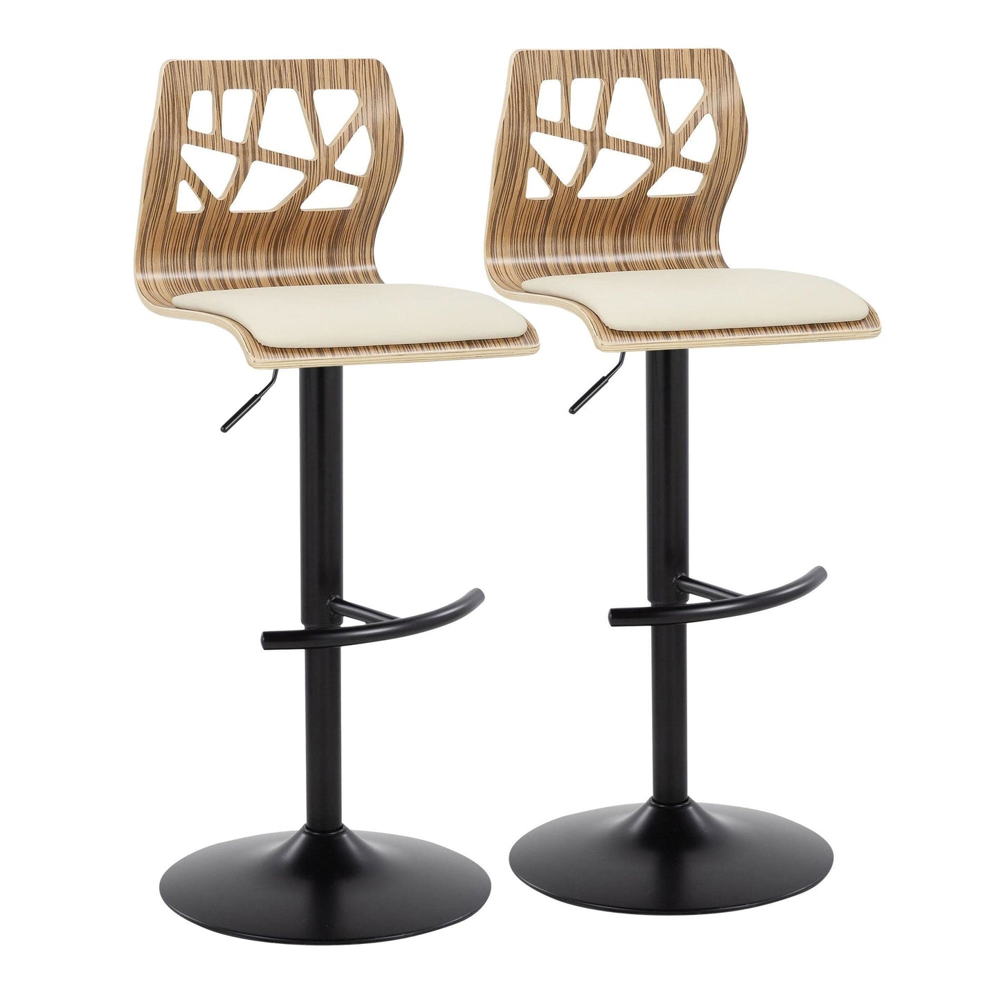 Majestic Office Furniture Adjustable Barstool - Set of 2