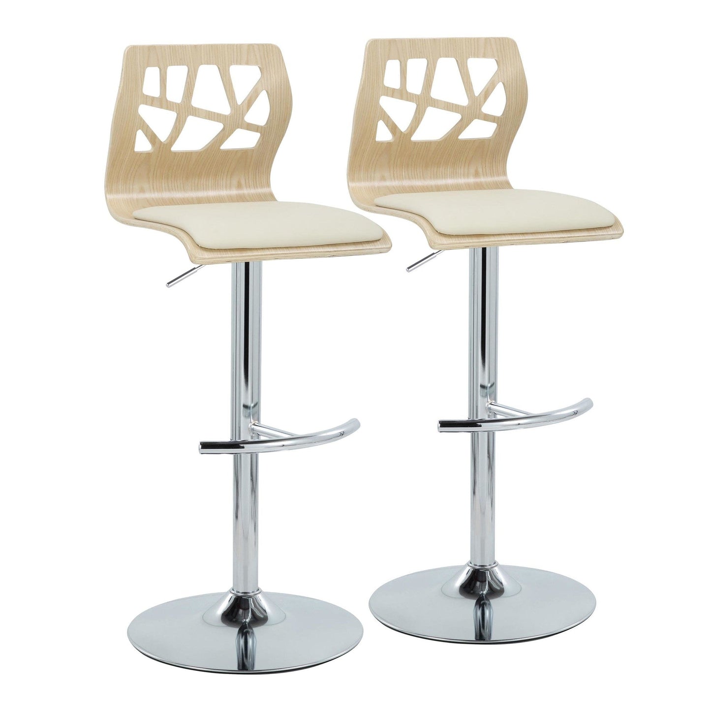 Majestic Office Furniture Adjustable Barstool - Set of 2