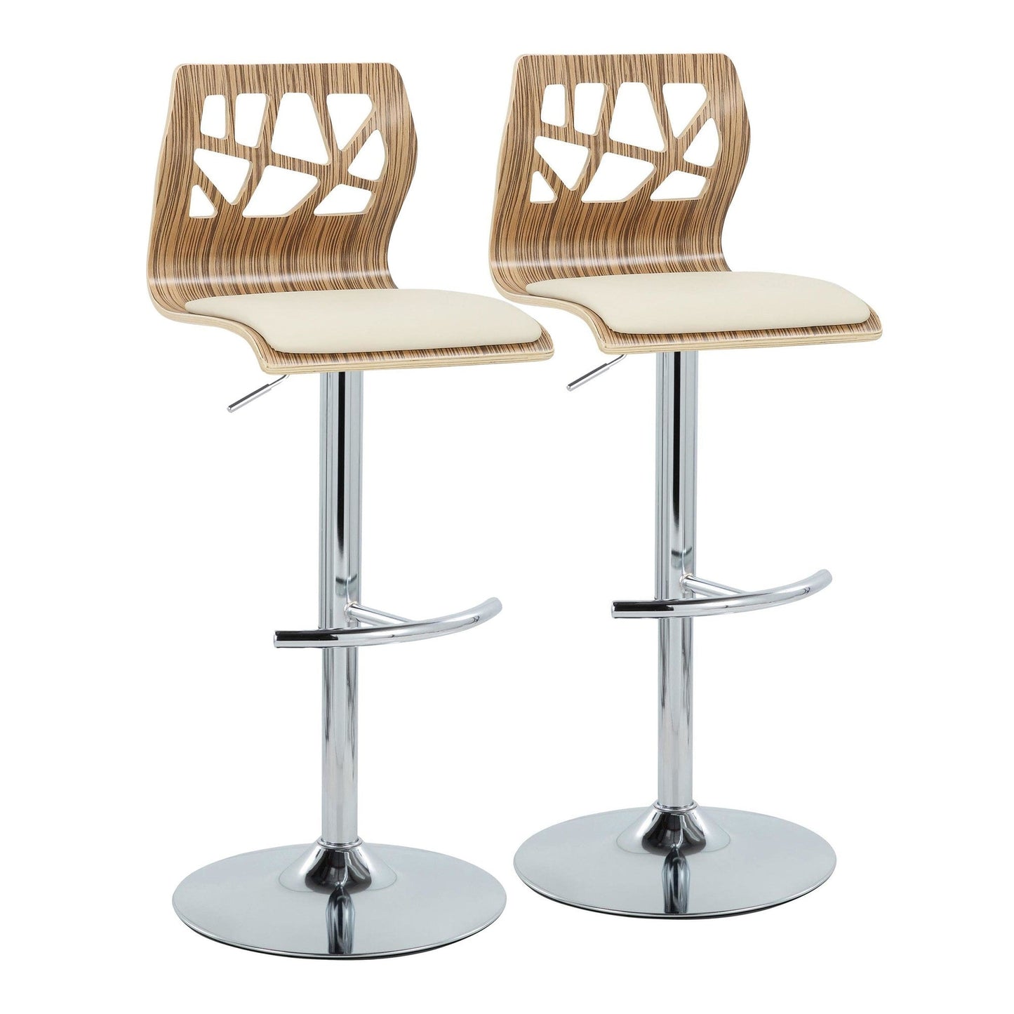 Majestic Office Furniture Adjustable Barstool - Set of 2