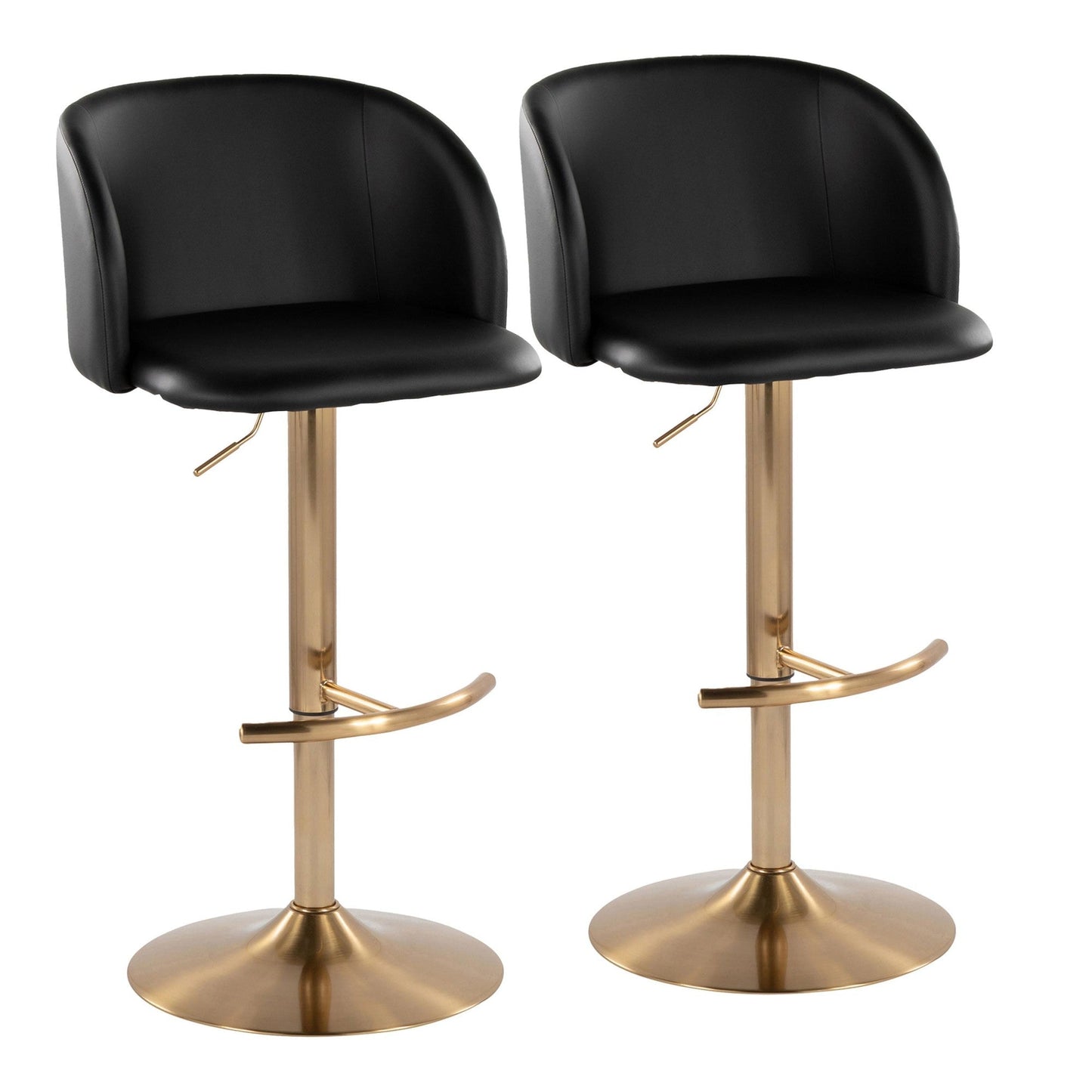 Majestic Office Furniture Adjustable Barstool - Set of 2