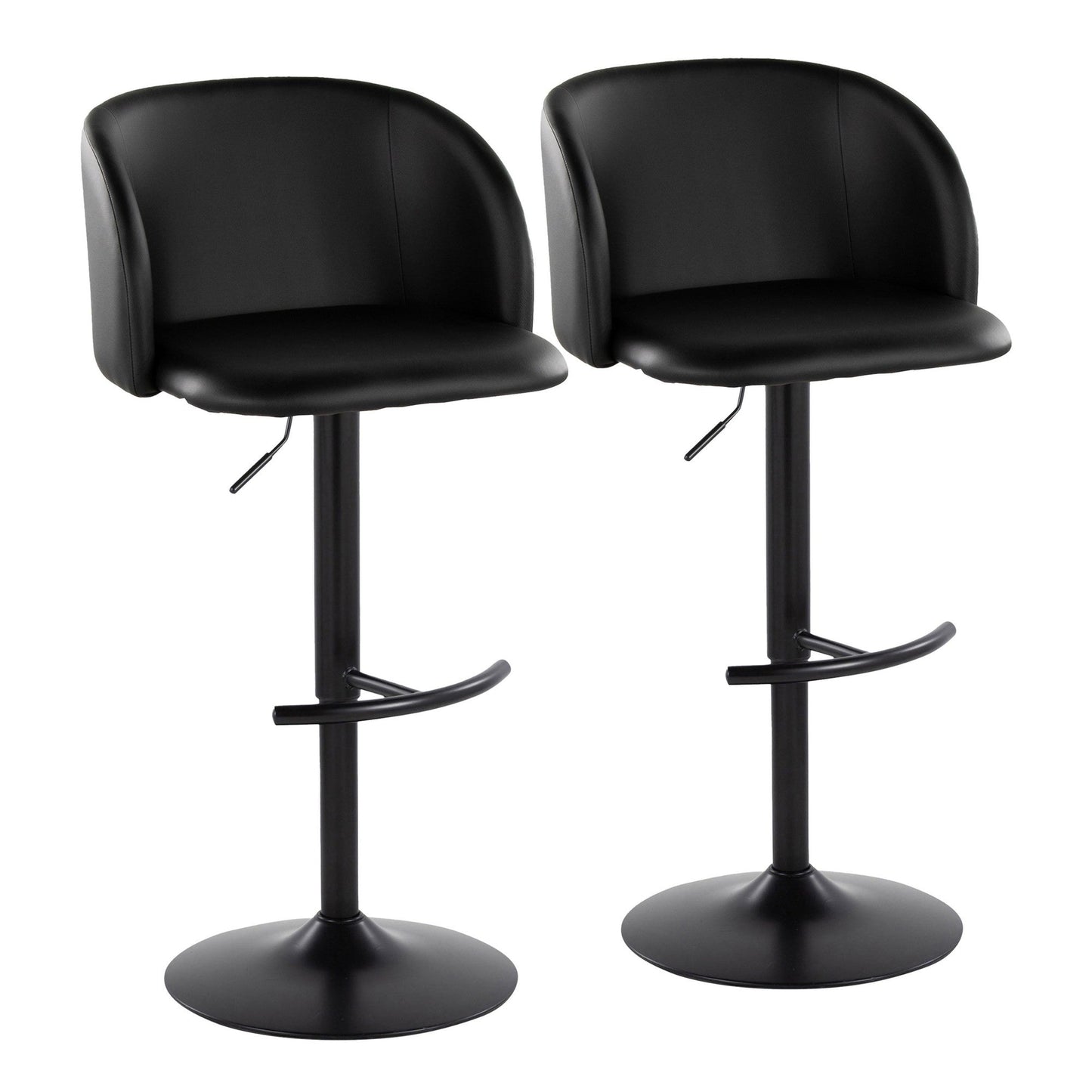 Majestic Office Furniture Adjustable Barstool - Set of 2