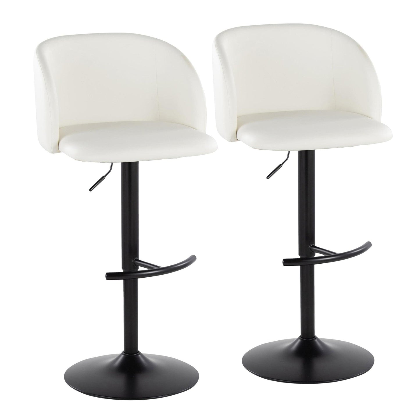 Majestic Office Furniture Adjustable Barstool - Set of 2