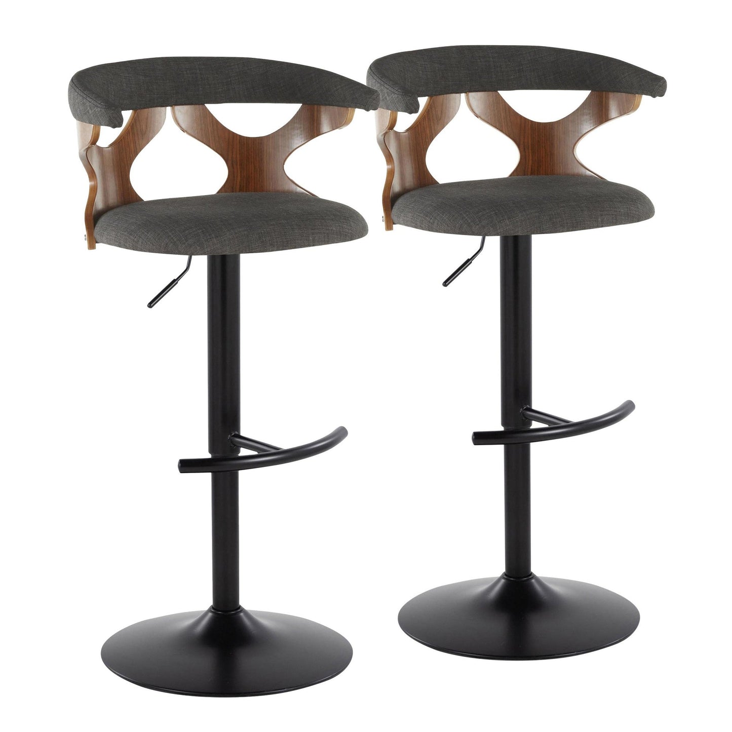 Majestic Office Furniture Adjustable Barstool - Set of 2