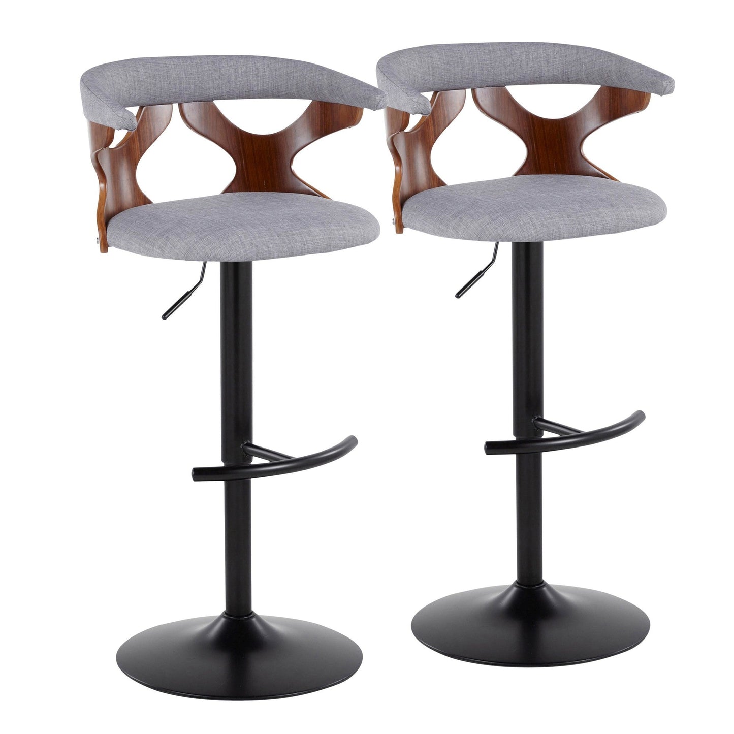 Majestic Office Furniture Adjustable Barstool - Set of 2