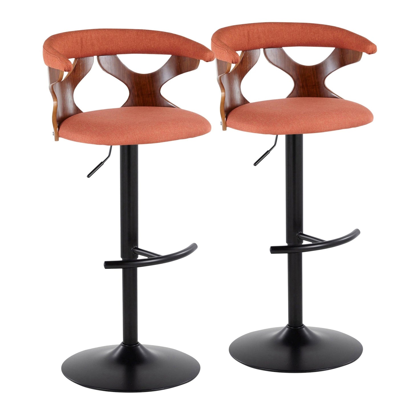 Majestic Office Furniture Adjustable Barstool - Set of 2