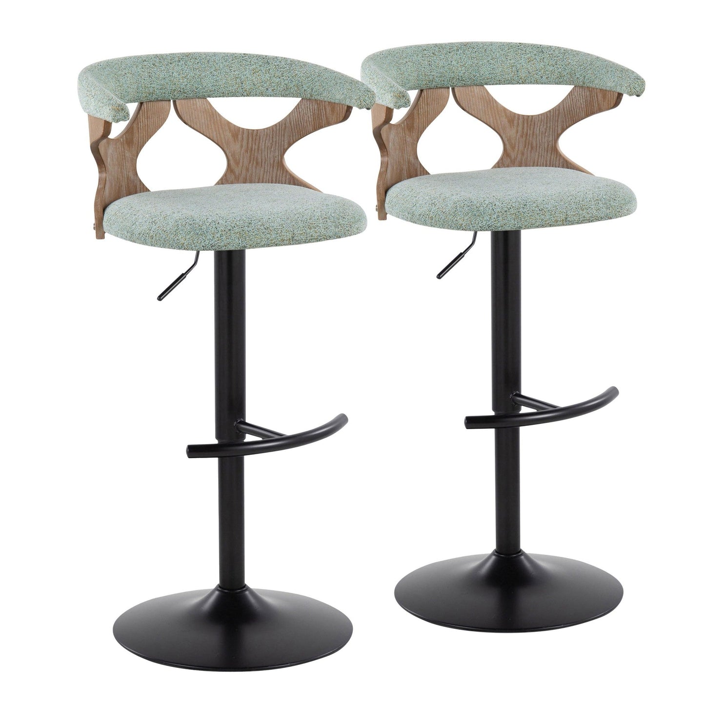 Majestic Office Furniture Adjustable Barstool - Set of 2