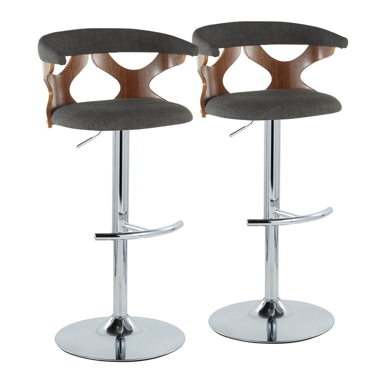 Majestic Office Furniture Adjustable Barstool - Set of 2