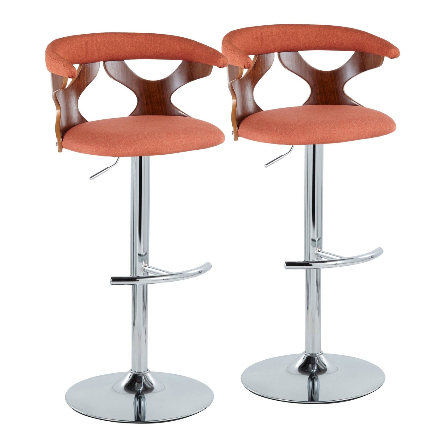 Majestic Office Furniture Adjustable Barstool - Set of 2