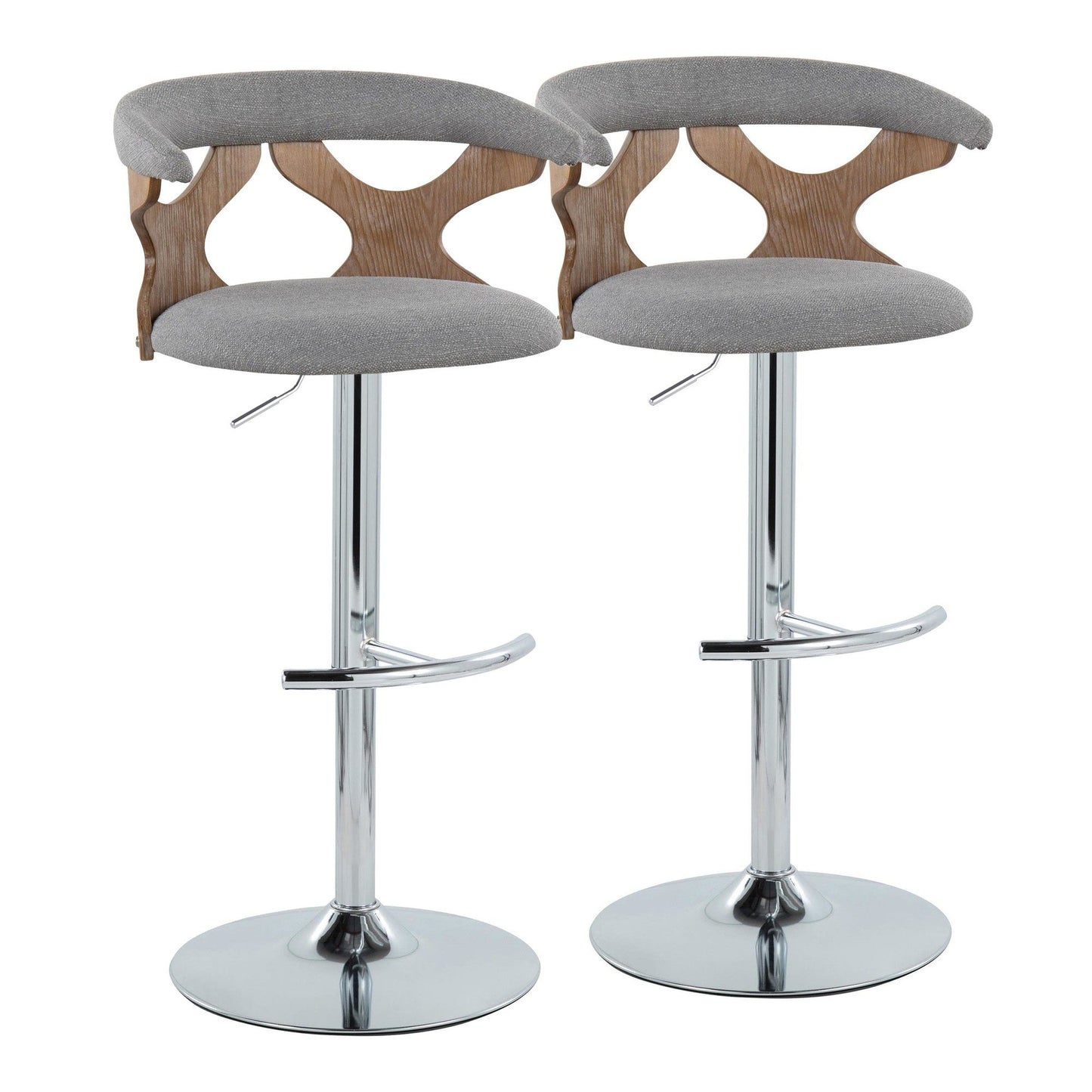 Majestic Office Furniture Adjustable Barstool - Set of 2
