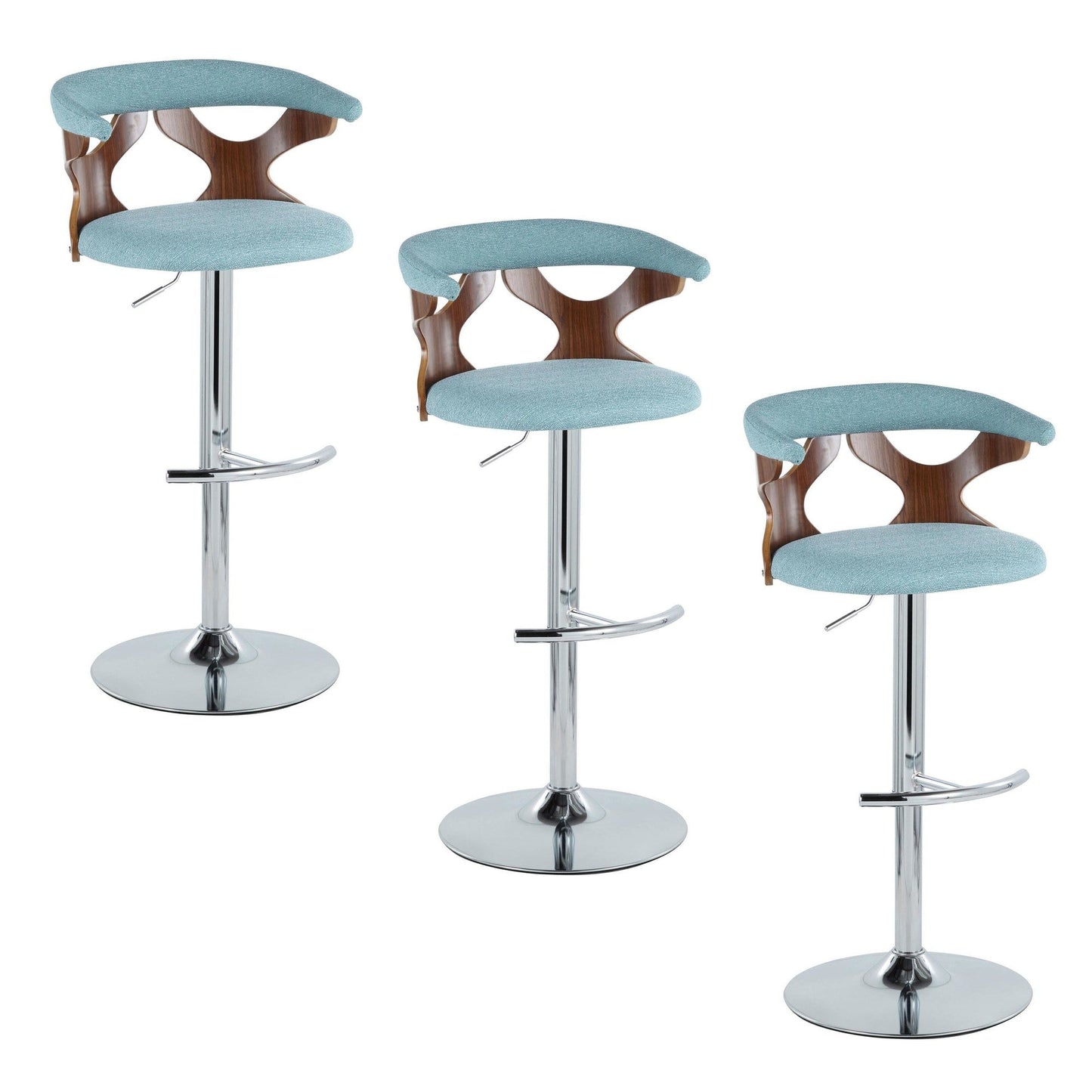 Majestic Office Furniture Adjustable Barstool - Set Of 3