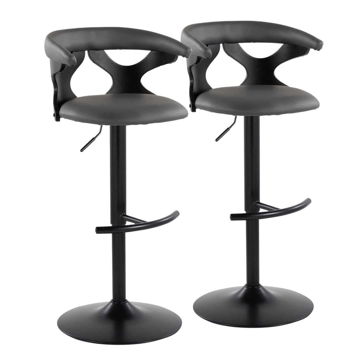 Majestic Office Furniture Adjustable Barstool - Set of 2