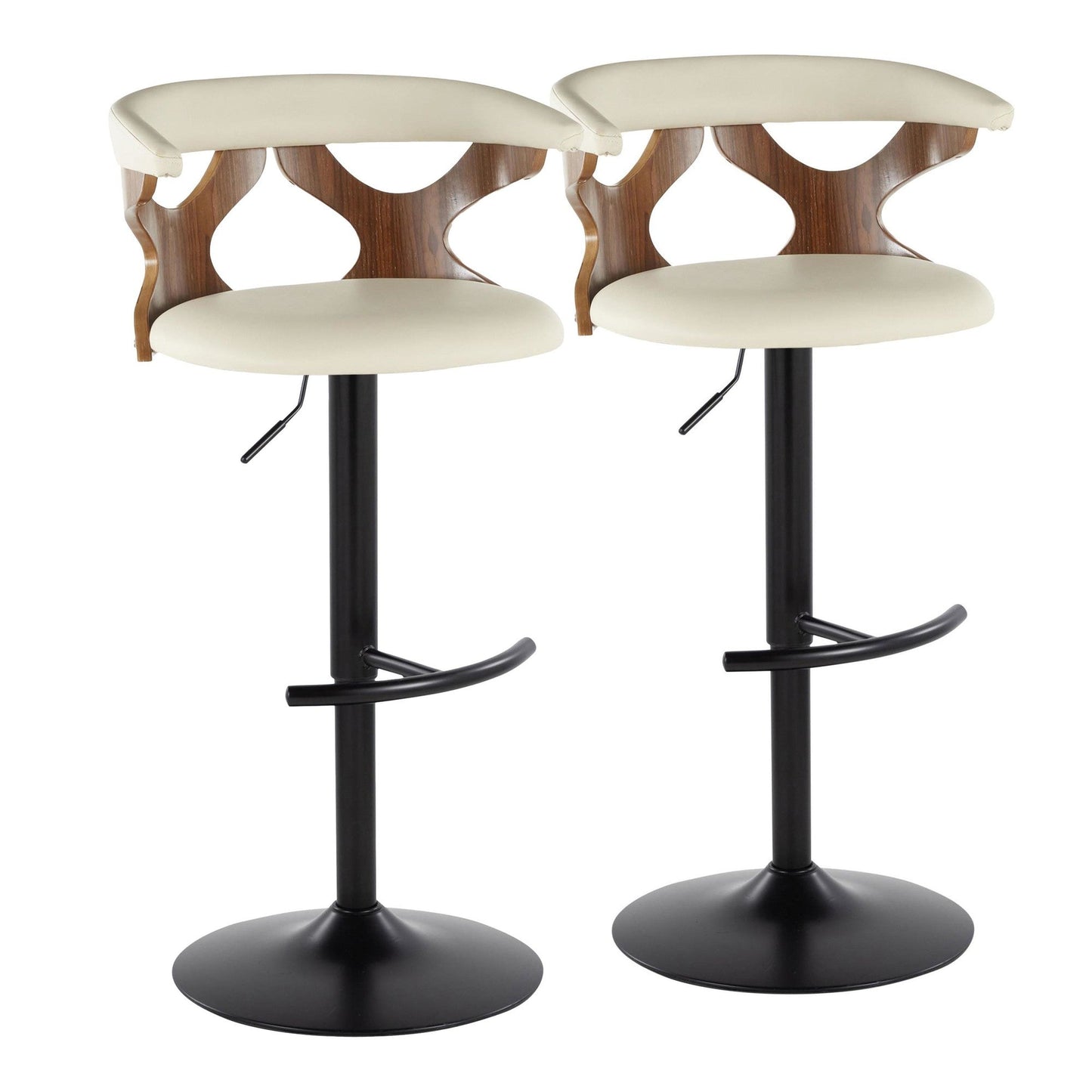 Majestic Office Furniture Adjustable Barstool - Set of 2