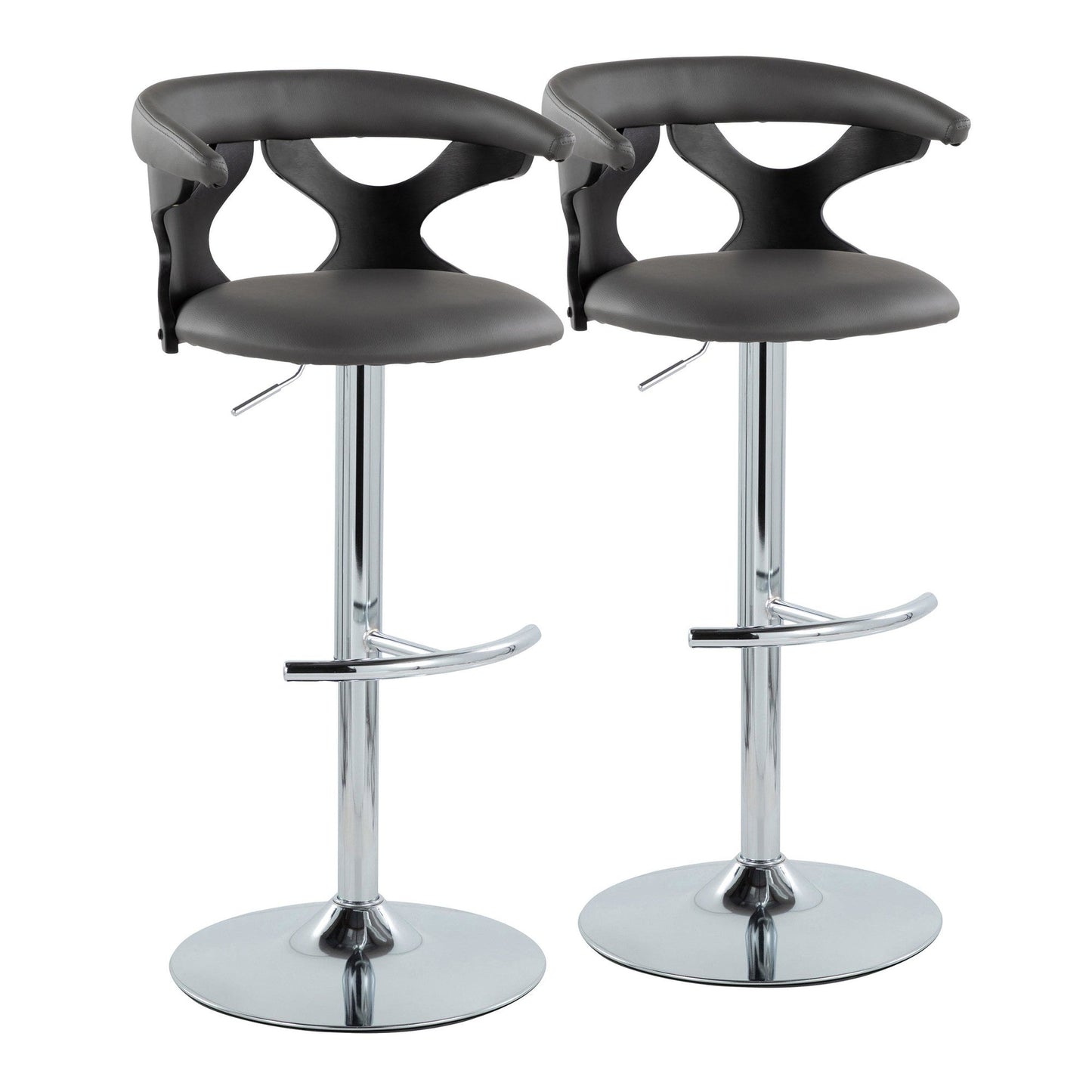 Majestic Office Furniture Adjustable Barstool - Set of 2
