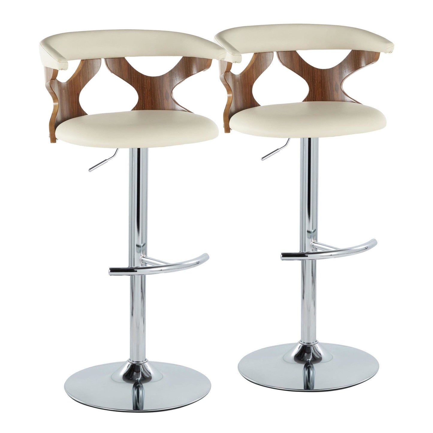 Majestic Office Furniture Adjustable Barstool - Set of 2