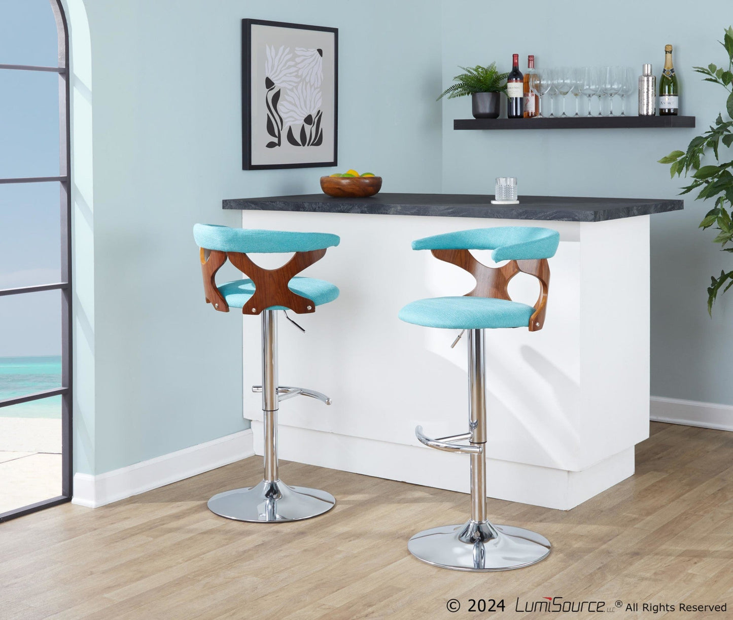 Majestic Office Furniture Adjustable Barstool