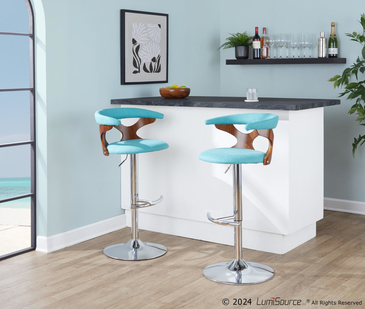 Majestic Office Furniture Adjustable Barstool