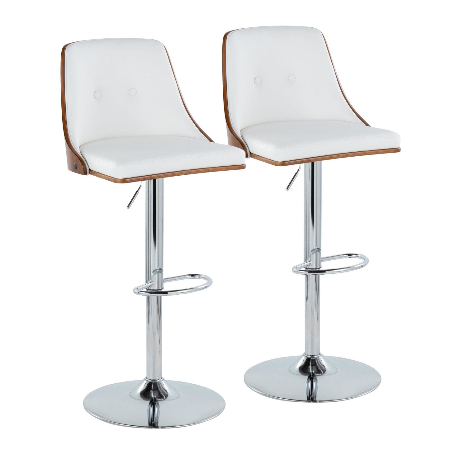 Majestic Office Furniture Adjustable Barstool - Set of 2