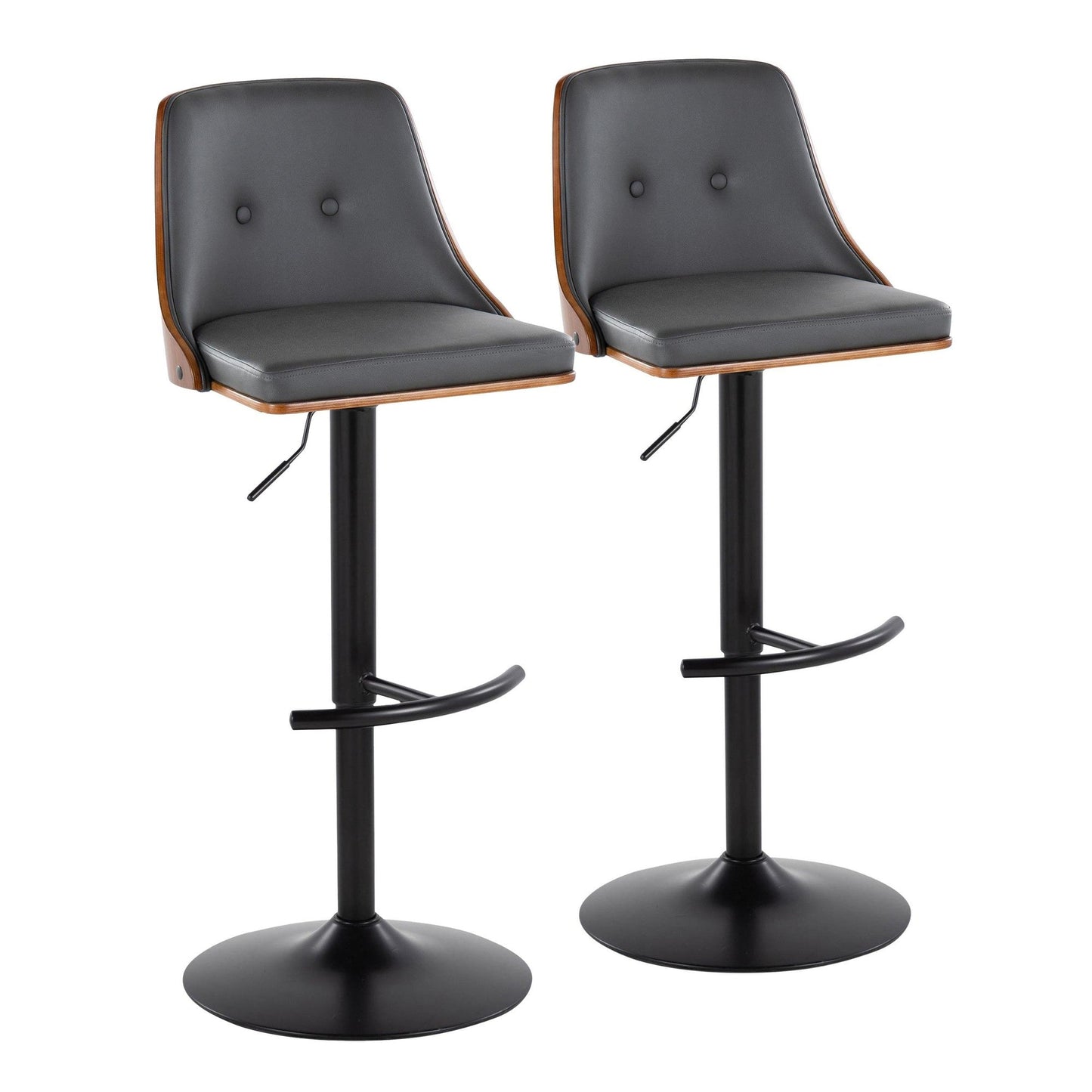 Majestic Office Furniture Adjustable Barstool - Set of 2