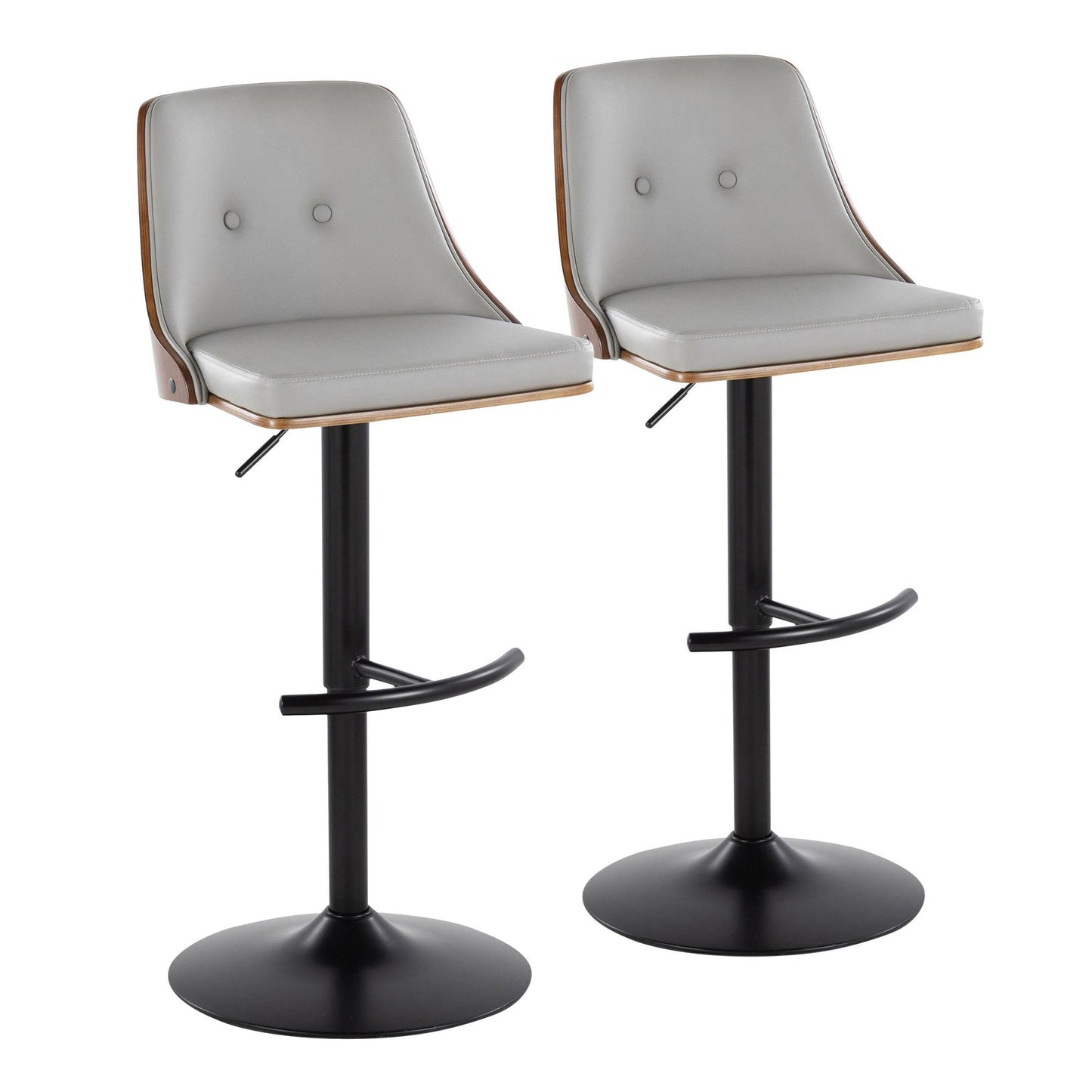 Majestic Office Furniture Adjustable Barstool - Set of 2
