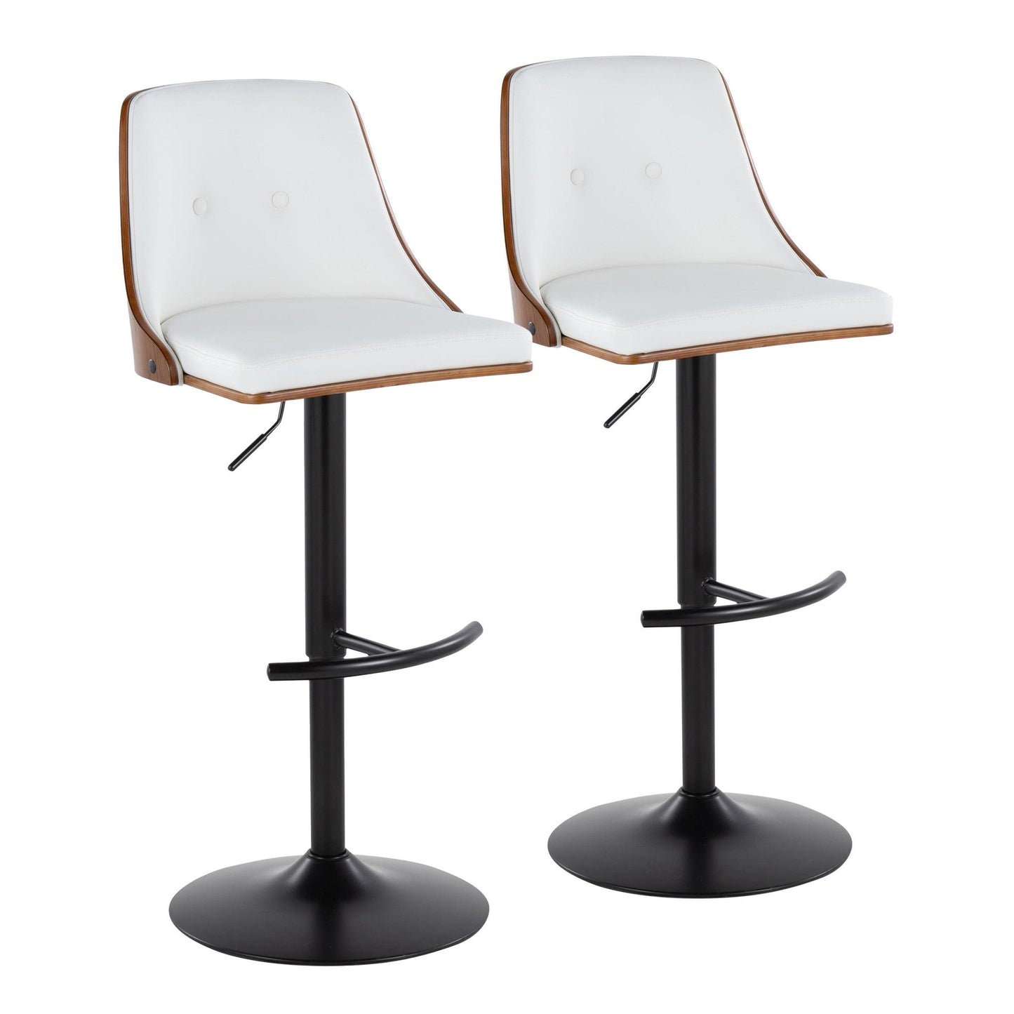 Majestic Office Furniture Adjustable Barstool - Set of 2