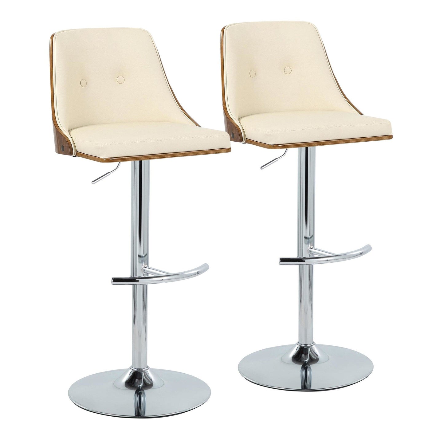 Majestic Office Furniture Adjustable Barstool - Set of 2