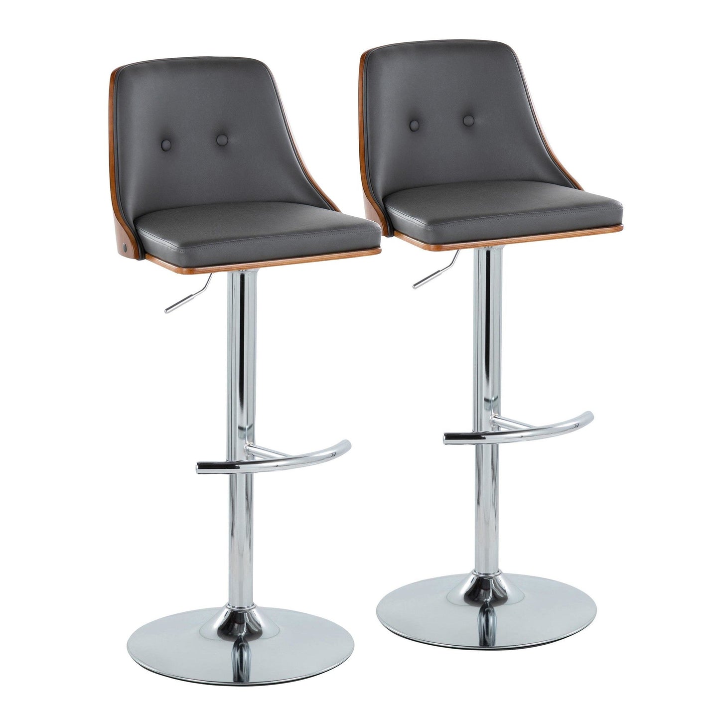 Majestic Office Furniture Adjustable Barstool - Set of 2
