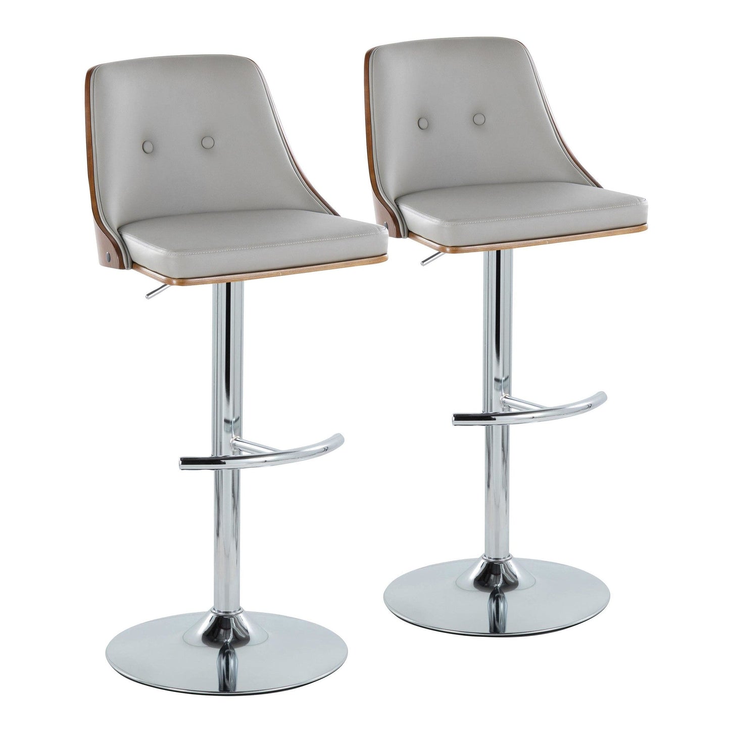 Majestic Office Furniture Adjustable Barstool - Set of 2