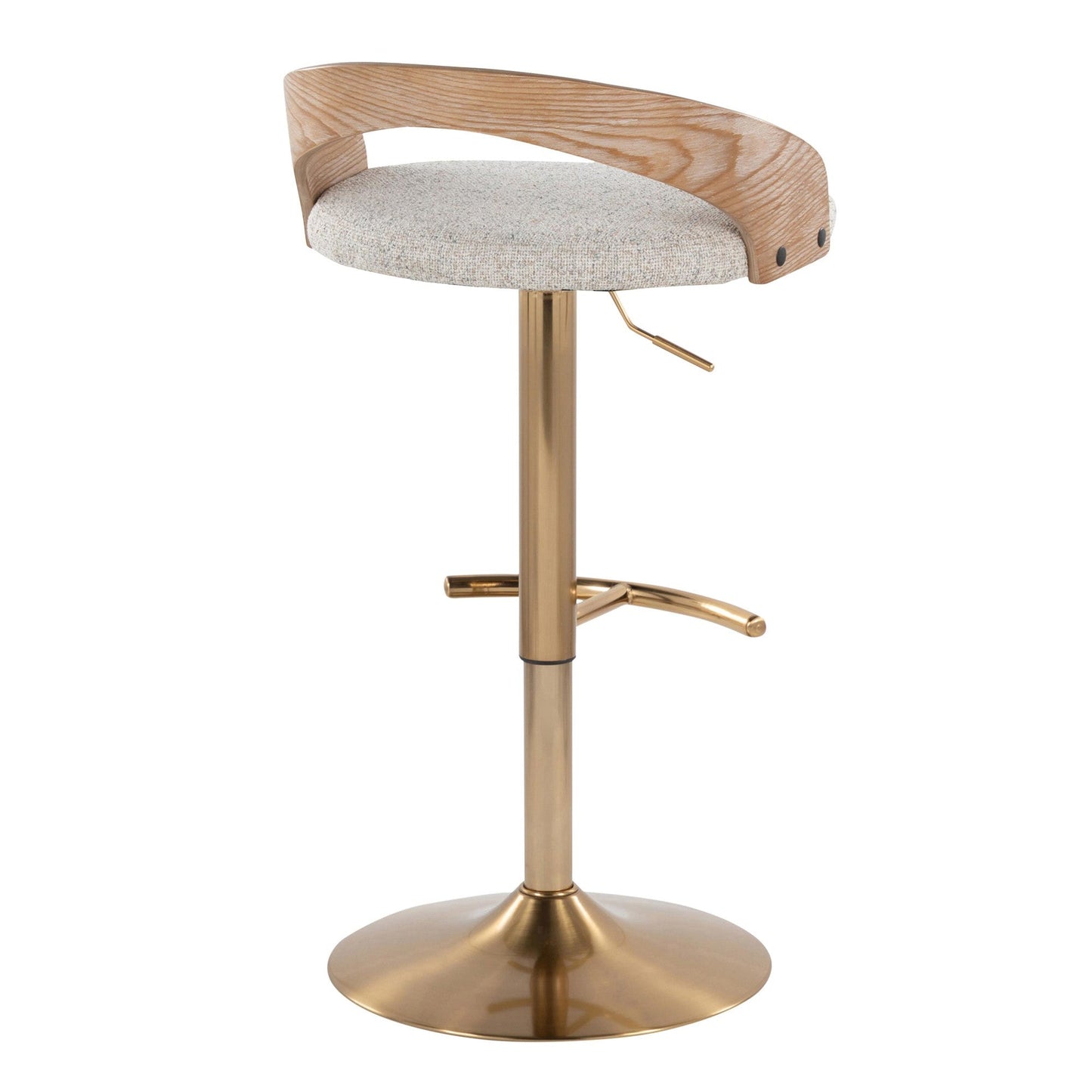 Majestic Office Furniture Adjustable Barstool - Set of 2