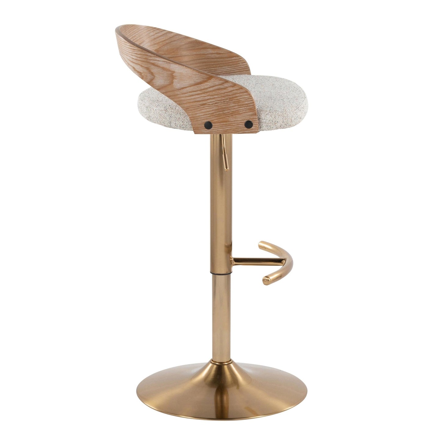 Majestic Office Furniture Adjustable Barstool - Set of 2