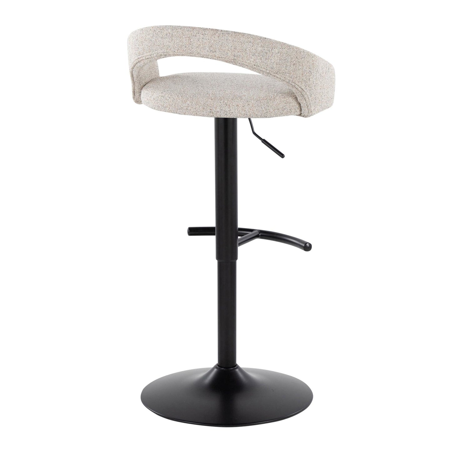 Majestic Office Furniture Upholstered Adjustable Barstool