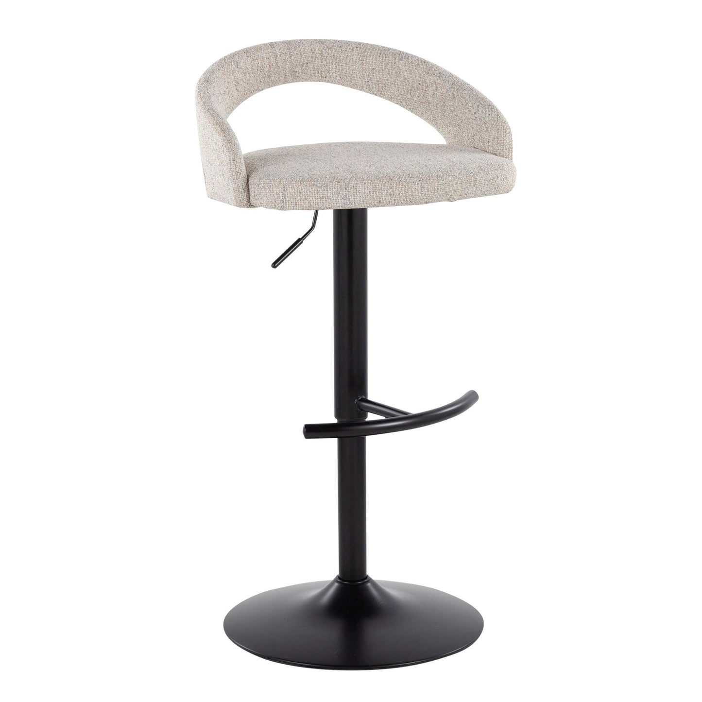 Majestic Office Furniture Upholstered Adjustable Barstool