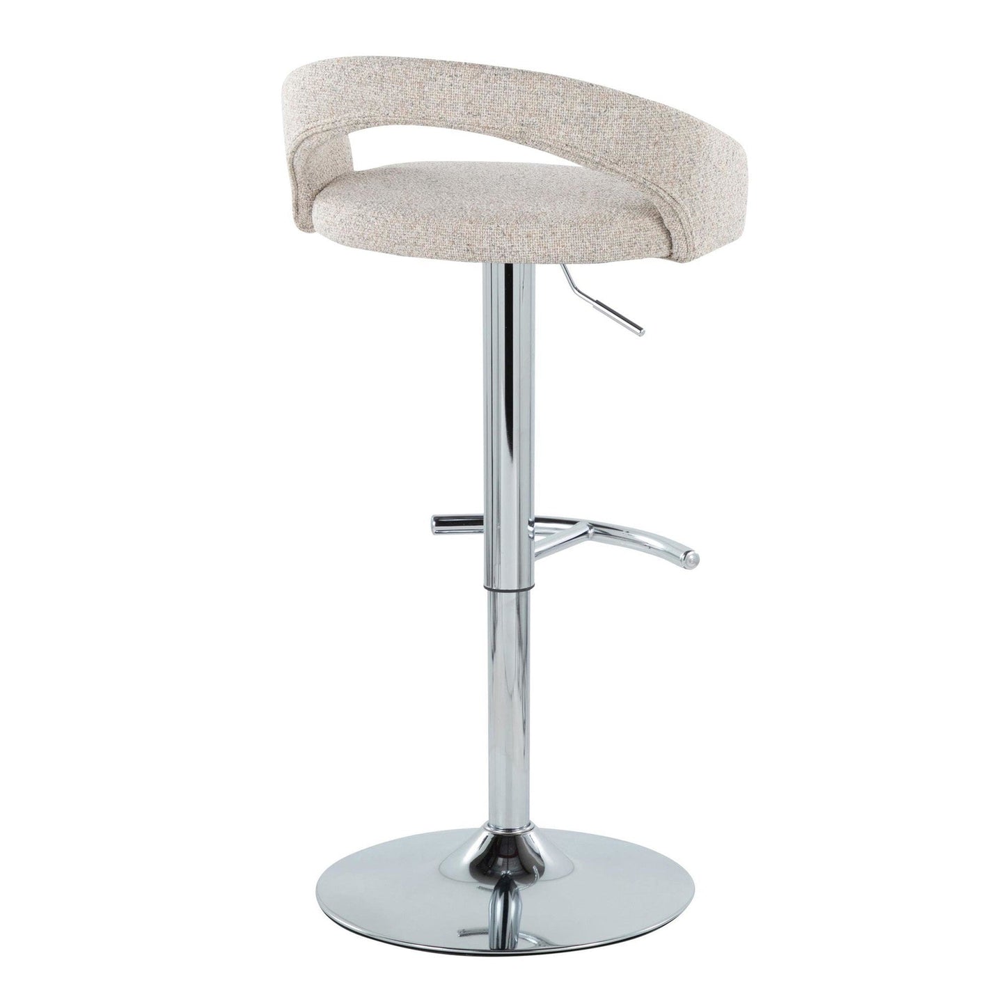 Majestic Office Furniture Upholstered Adjustable Barstool