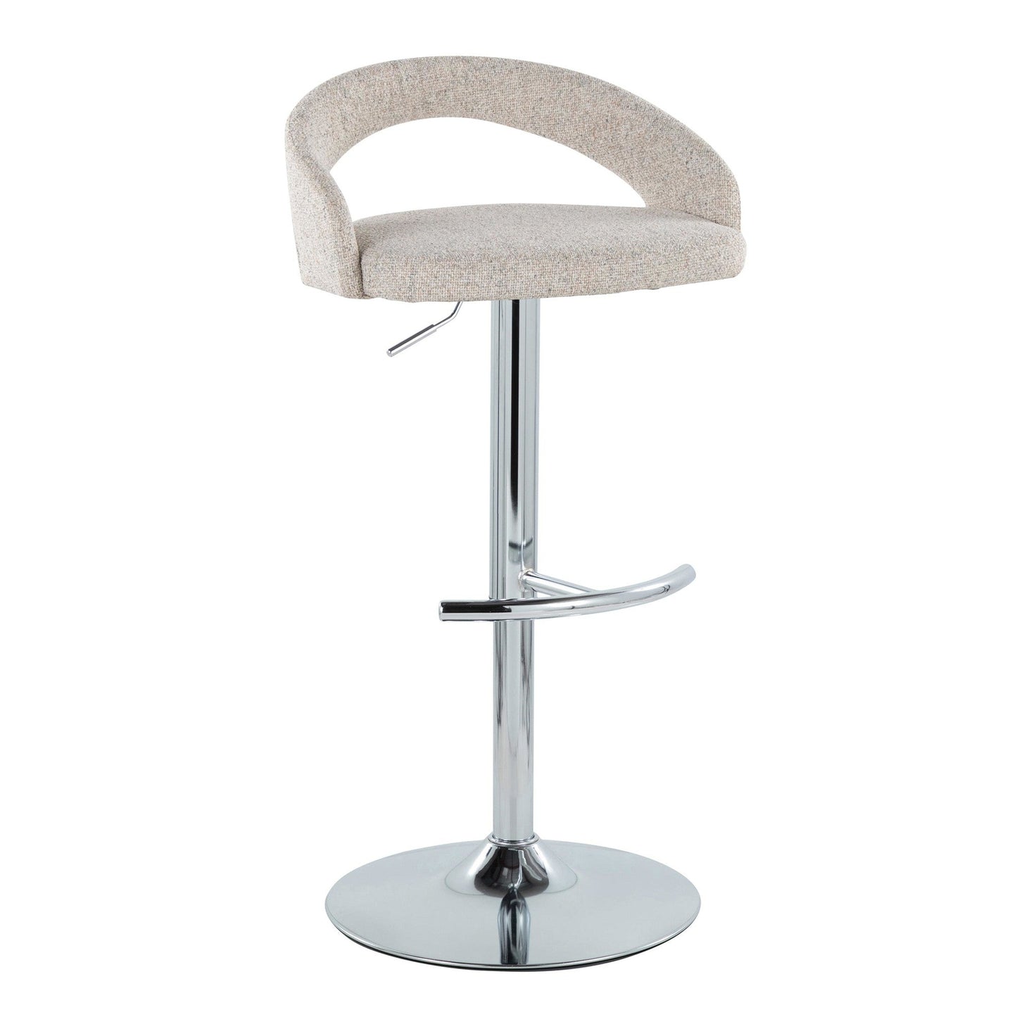 Majestic Office Furniture Upholstered Adjustable Barstool