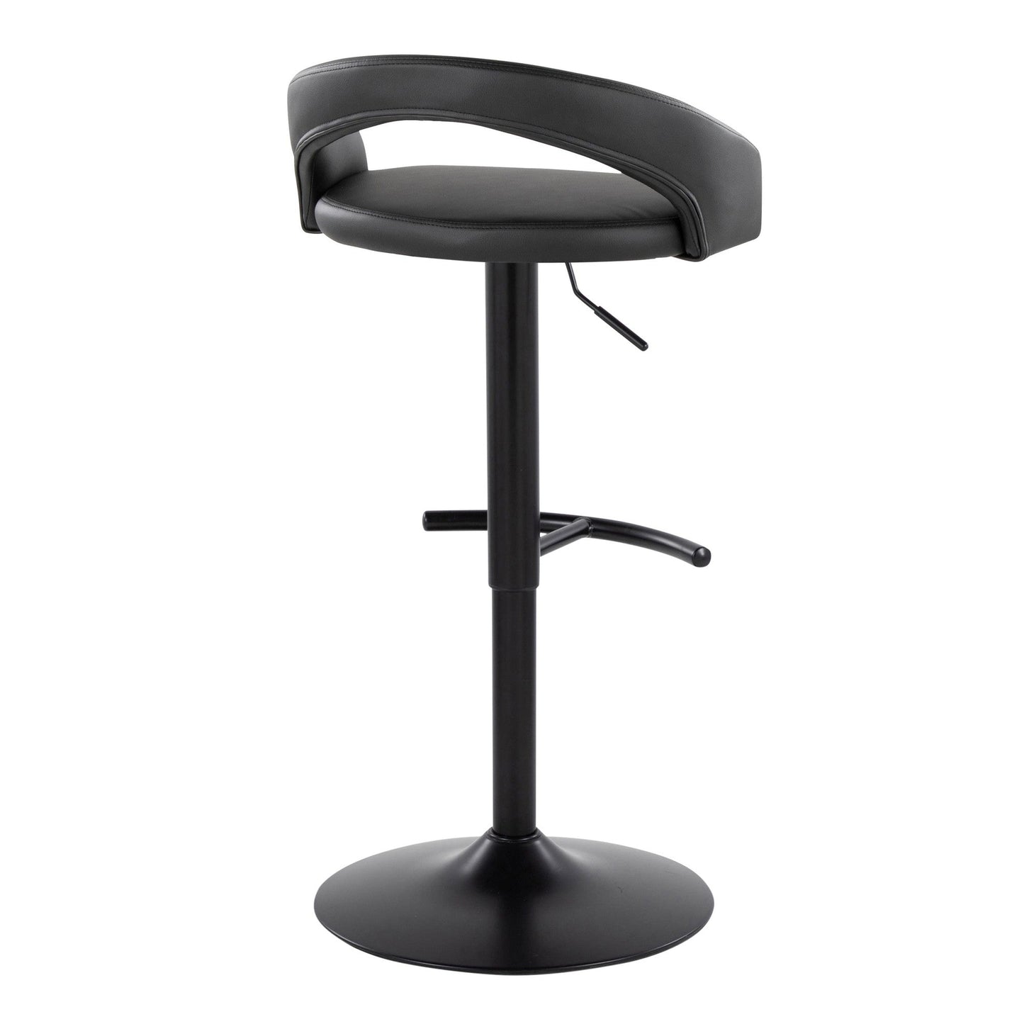 Majestic Office Furniture Upholstered Adjustable Barstool