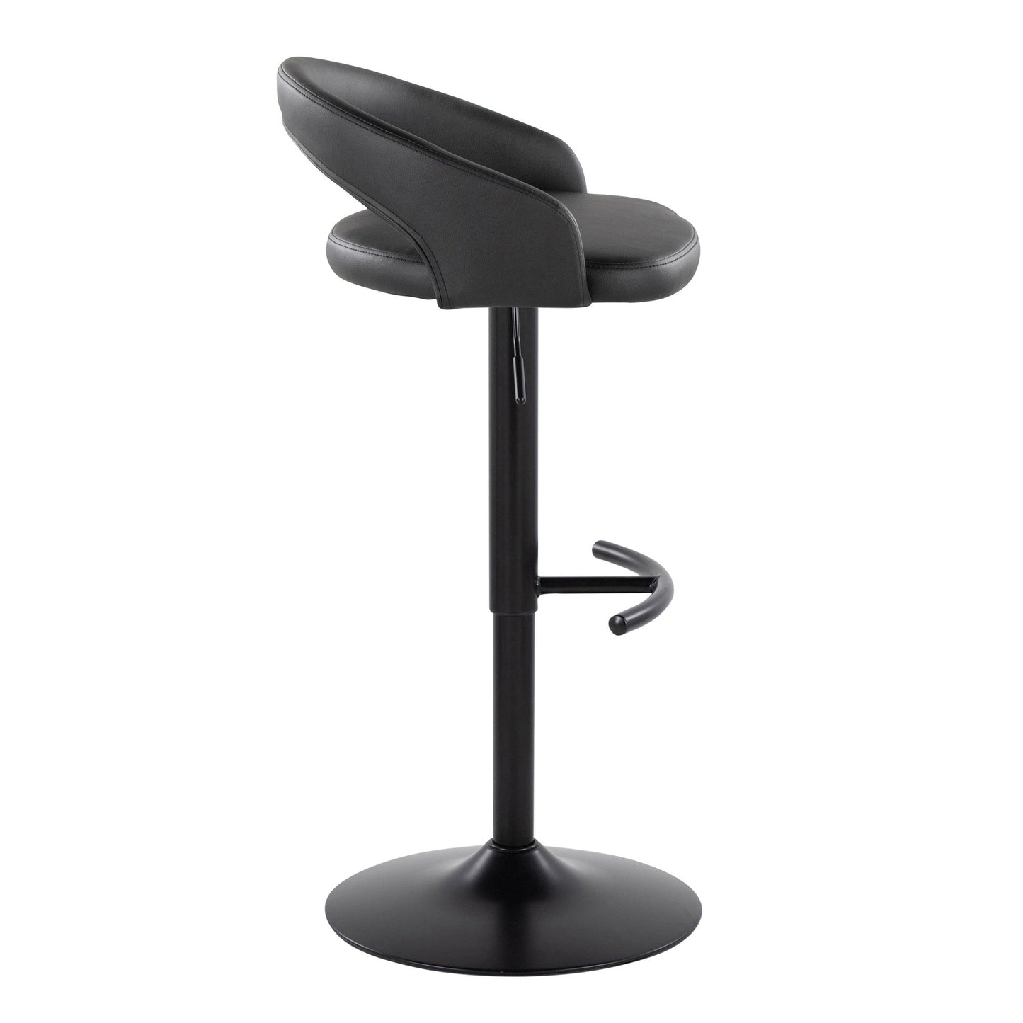 Majestic Office Furniture Upholstered Adjustable Barstool