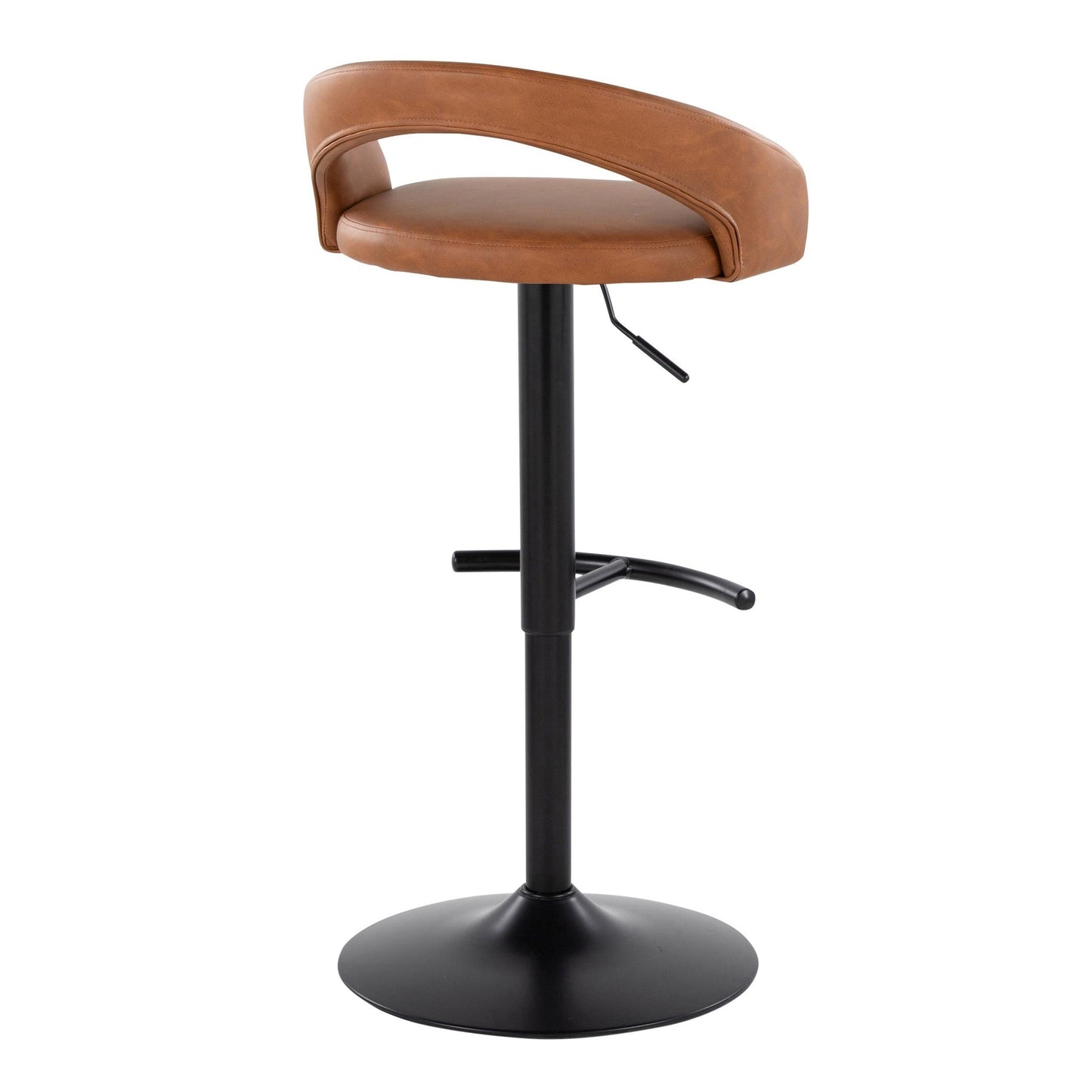 Majestic Office Furniture Upholstered Adjustable Barstool