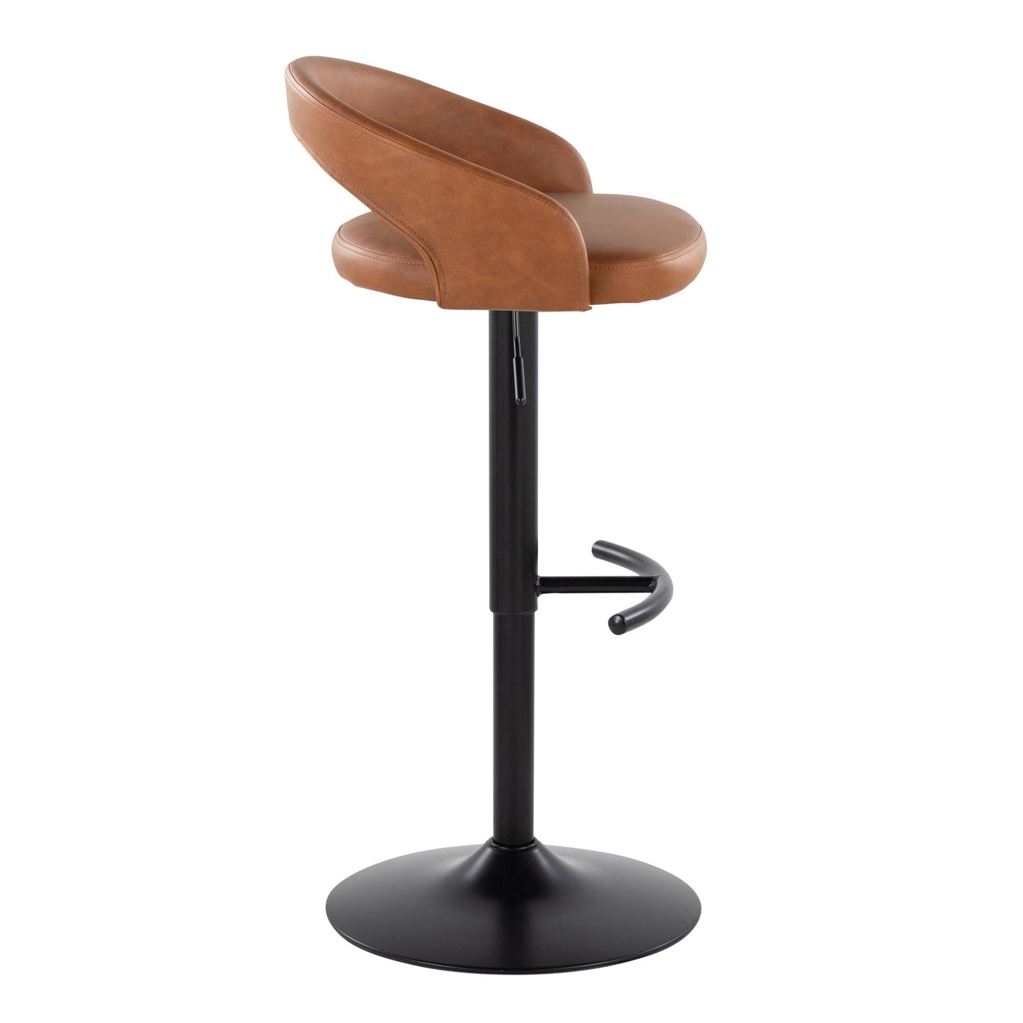 Majestic Office Furniture Upholstered Adjustable Barstool