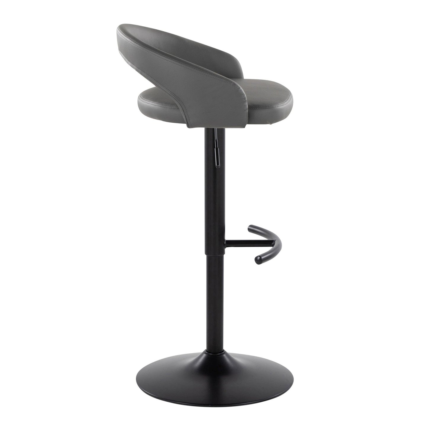 Majestic Office Furniture Upholstered Adjustable Barstool
