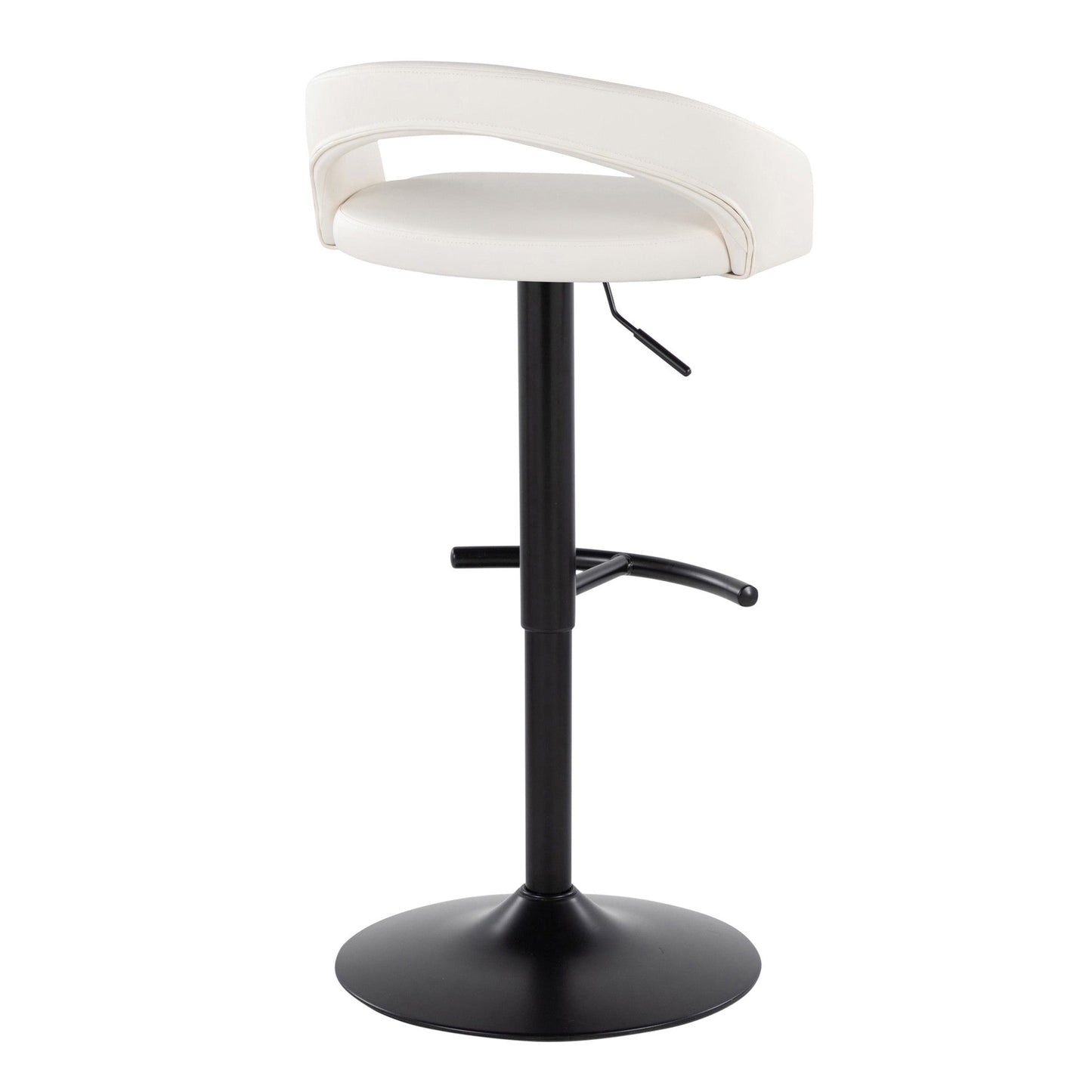 Majestic Office Furniture Upholstered Adjustable Barstool