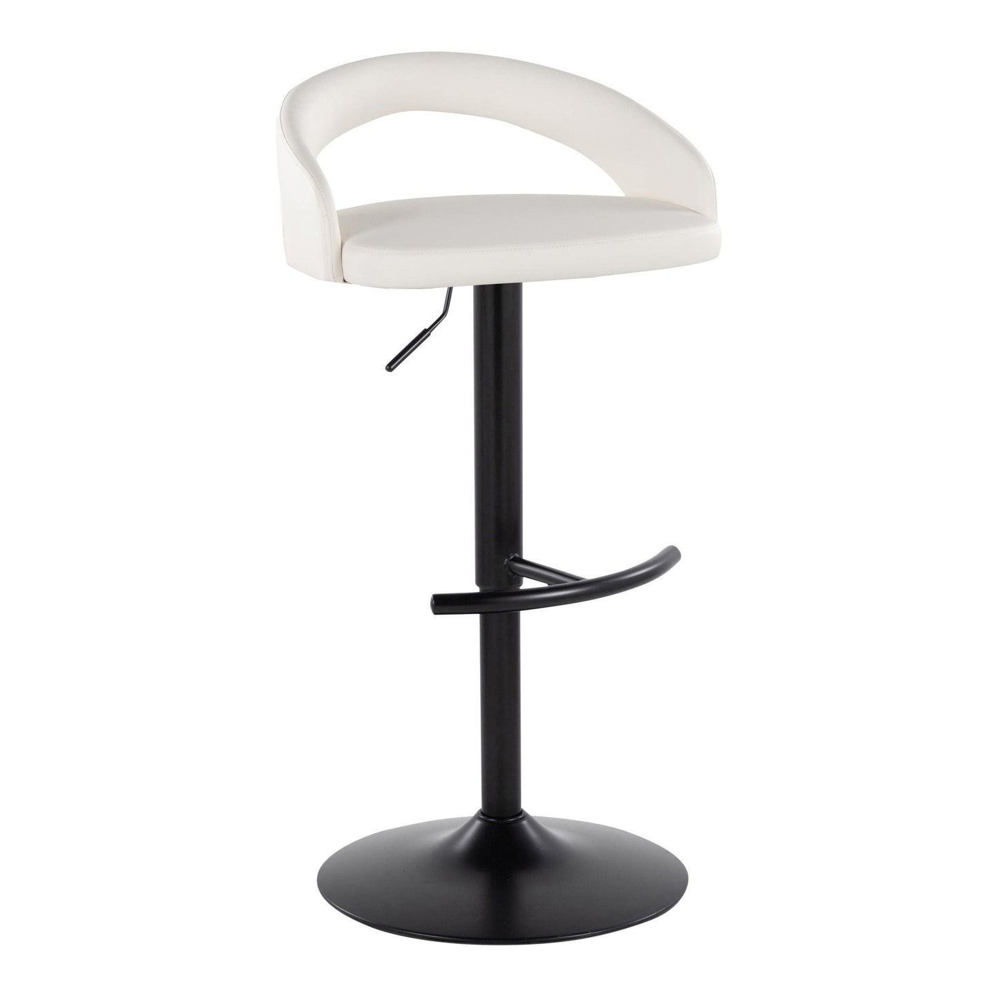 Majestic Office Furniture Upholstered Adjustable Barstool