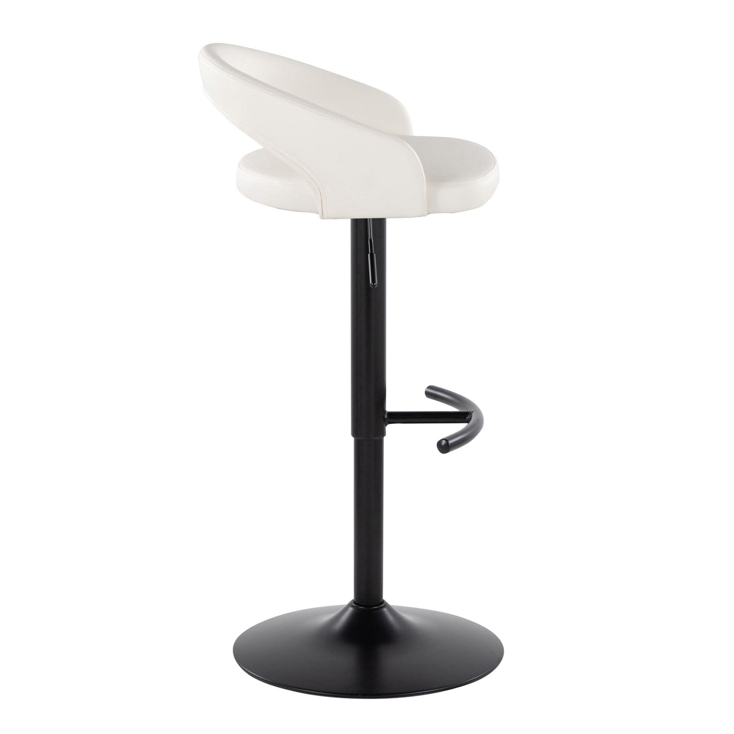 Majestic Office Furniture Upholstered Adjustable Barstool