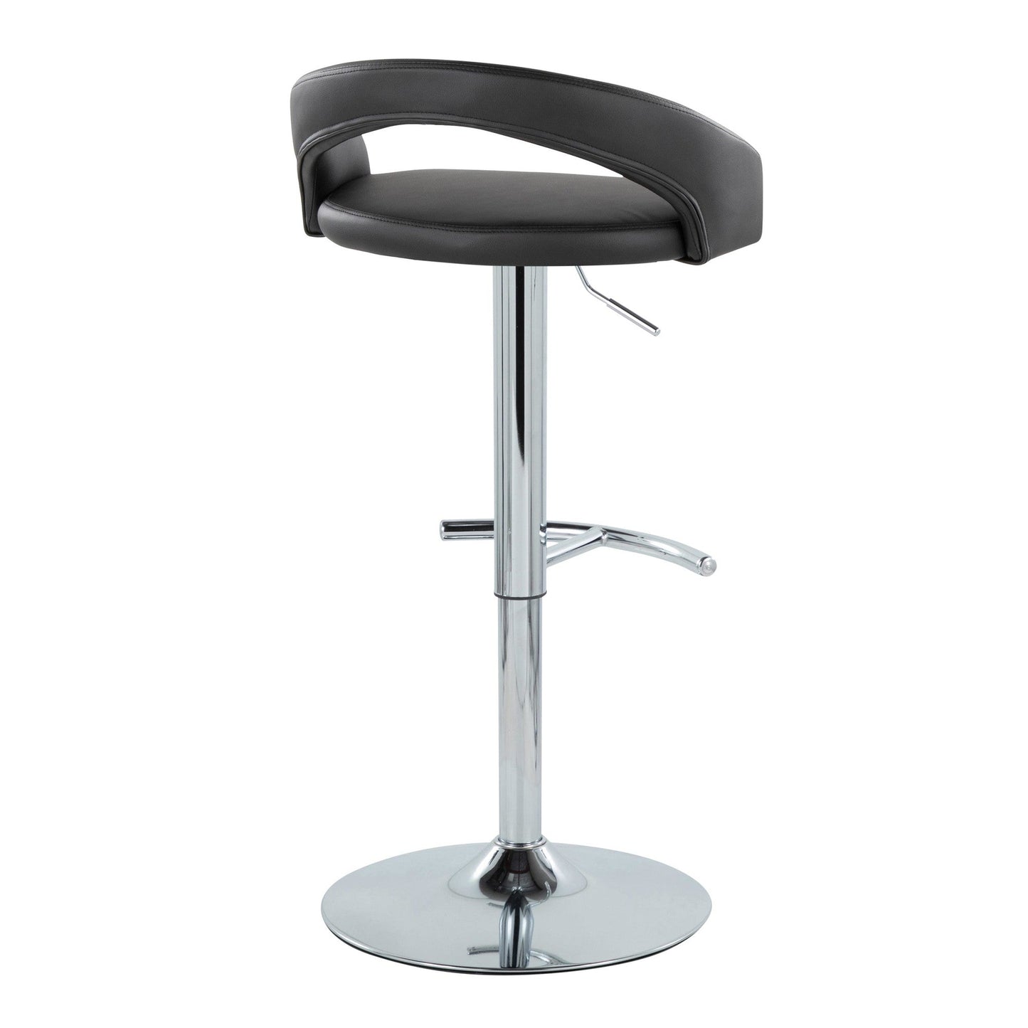 Majestic Office Furniture Upholstered Adjustable Barstool
