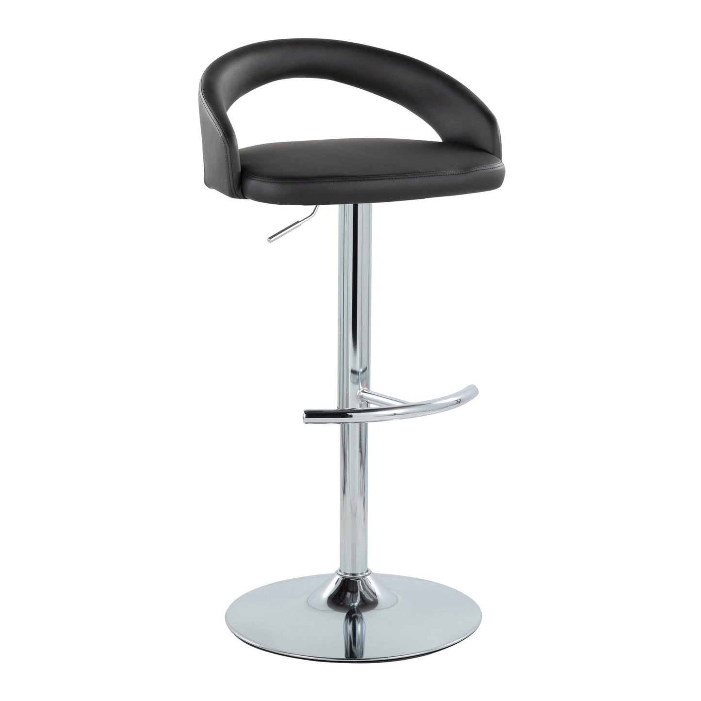 Majestic Office Furniture Upholstered Adjustable Barstool