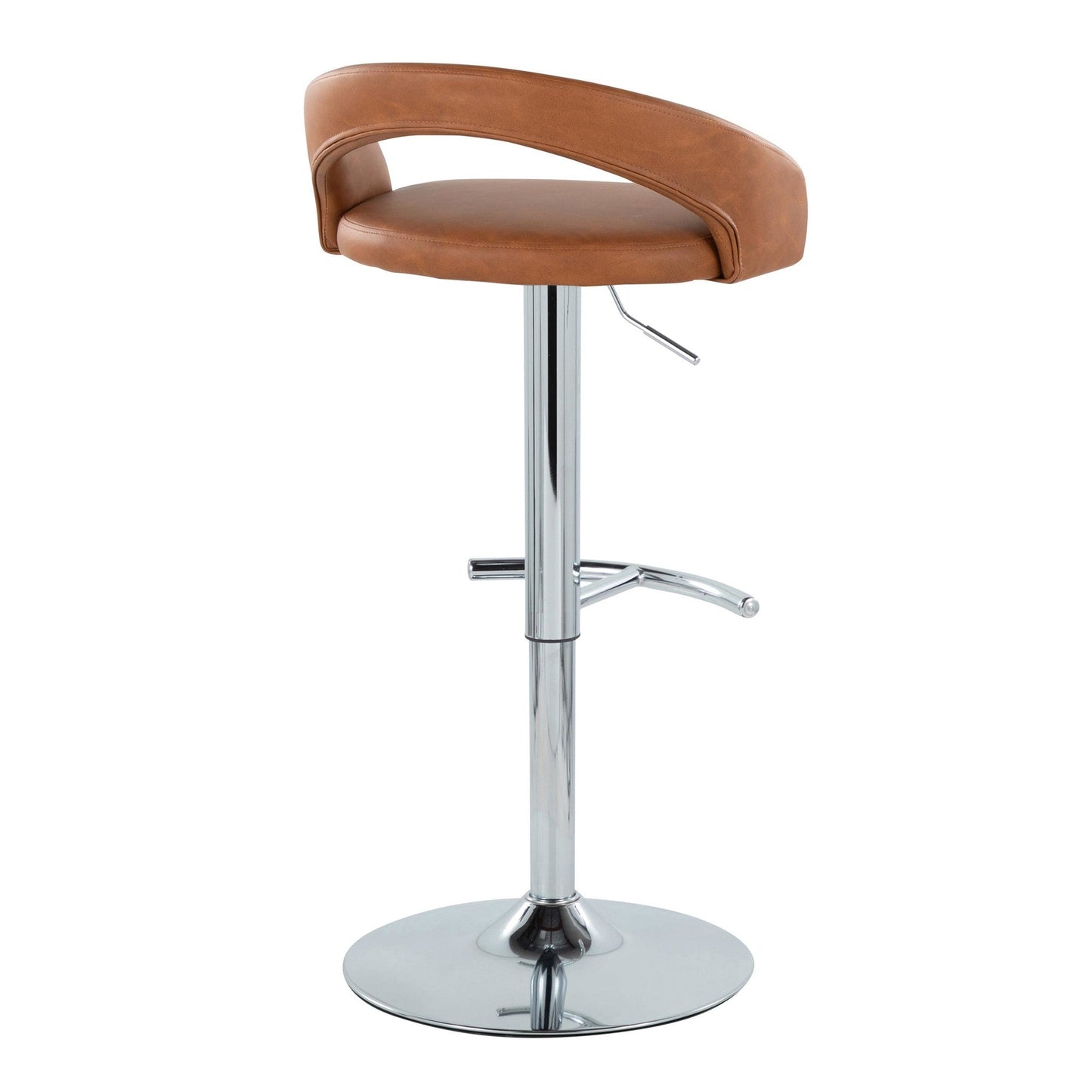 Majestic Office Furniture Upholstered Adjustable Barstool
