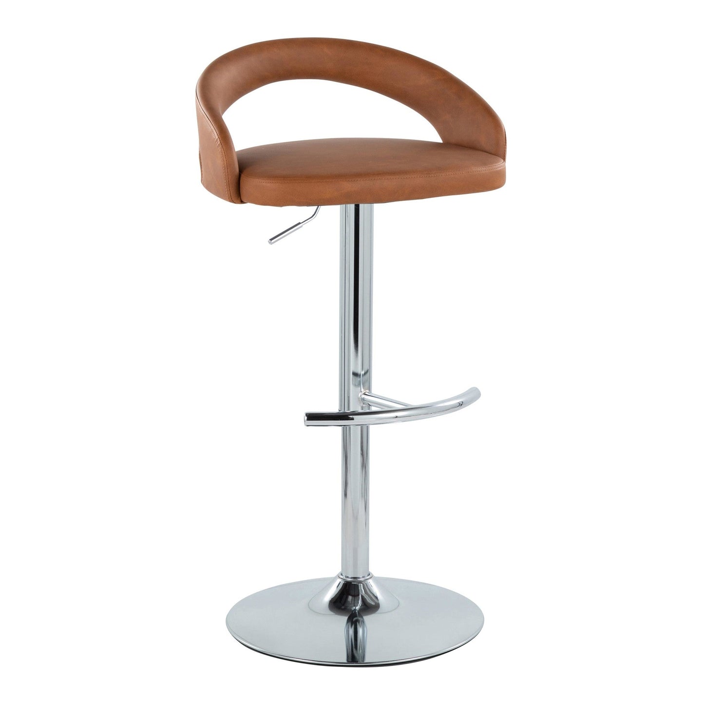 Majestic Office Furniture Upholstered Adjustable Barstool
