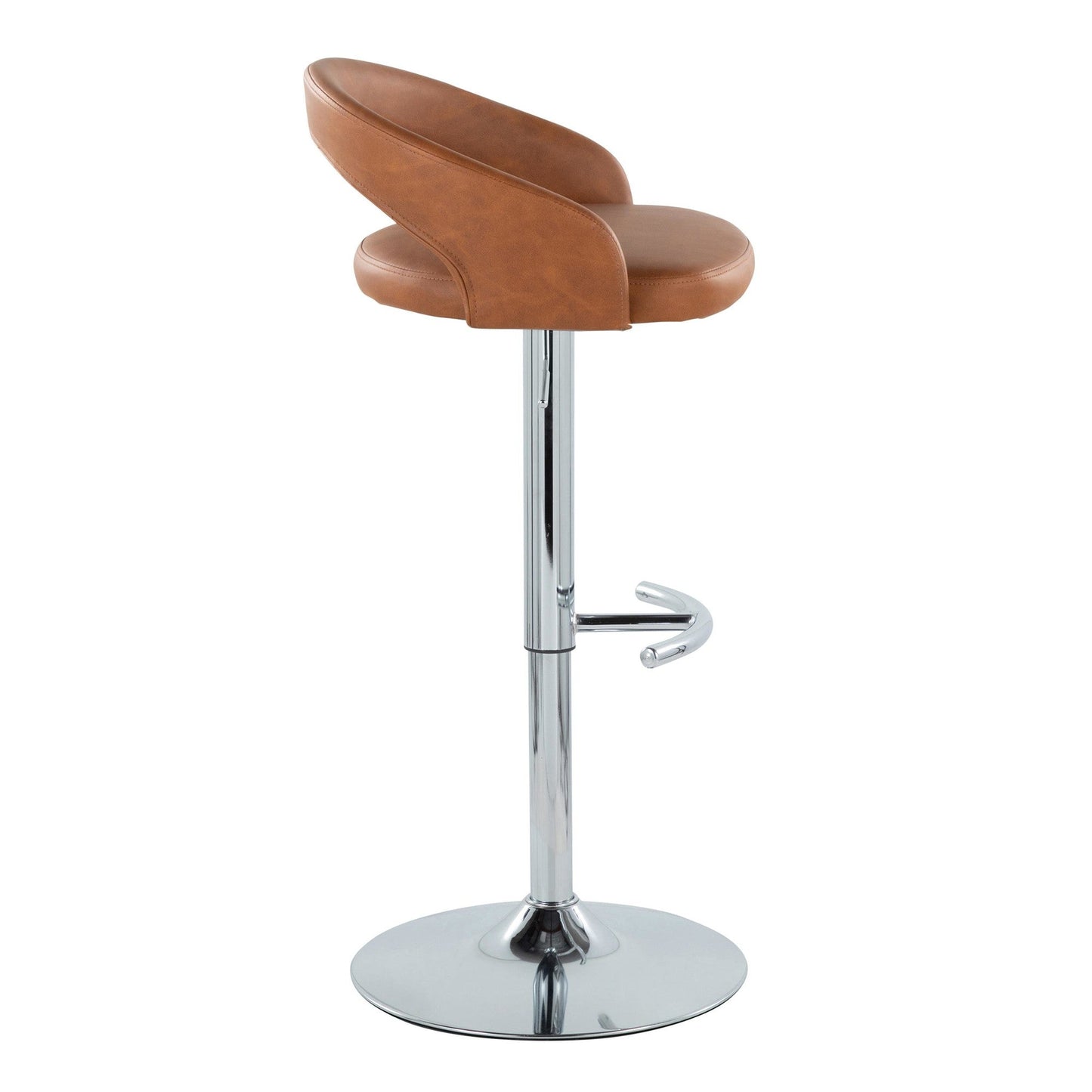 Majestic Office Furniture Upholstered Adjustable Barstool