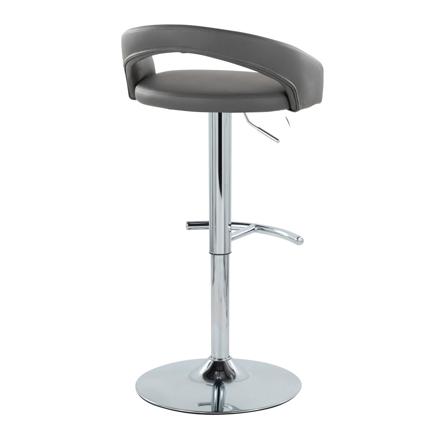 Majestic Office Furniture Upholstered Adjustable Barstool