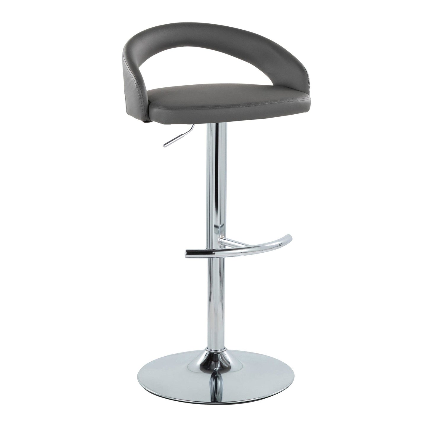 Majestic Office Furniture Upholstered Adjustable Barstool