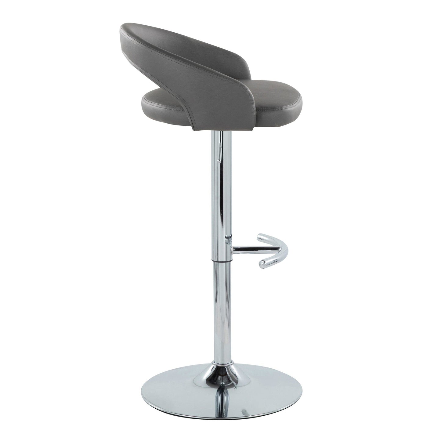 Majestic Office Furniture Upholstered Adjustable Barstool