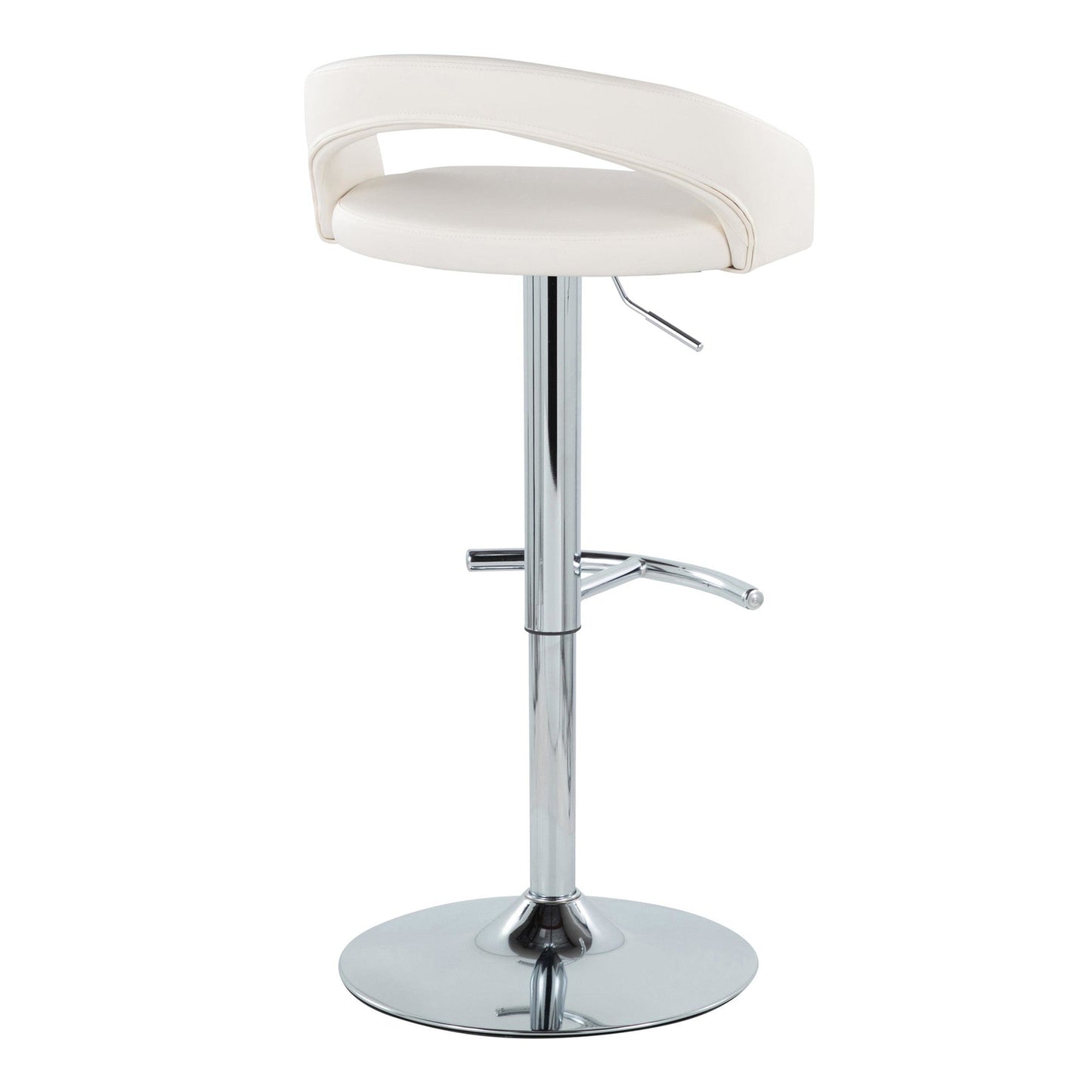 Majestic Office Furniture Upholstered Adjustable Barstool